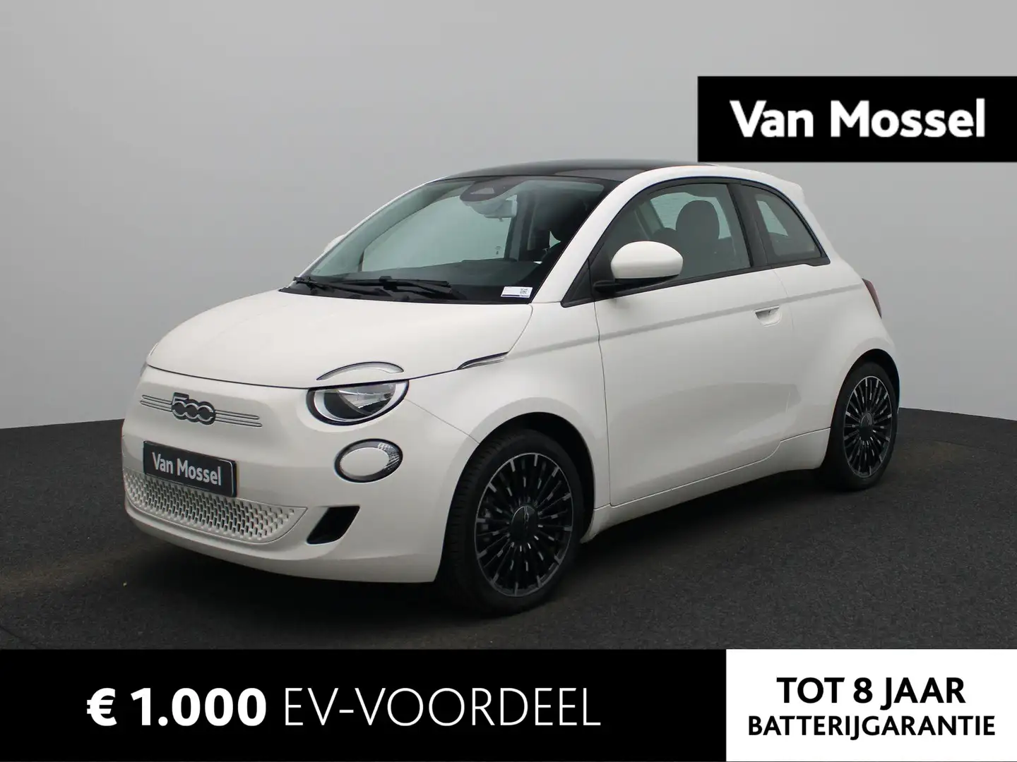 Fiat 500e La Prima 42 kWh | ACHTERUITRIJCAMERA | STOELVERWAR Blanc - 1