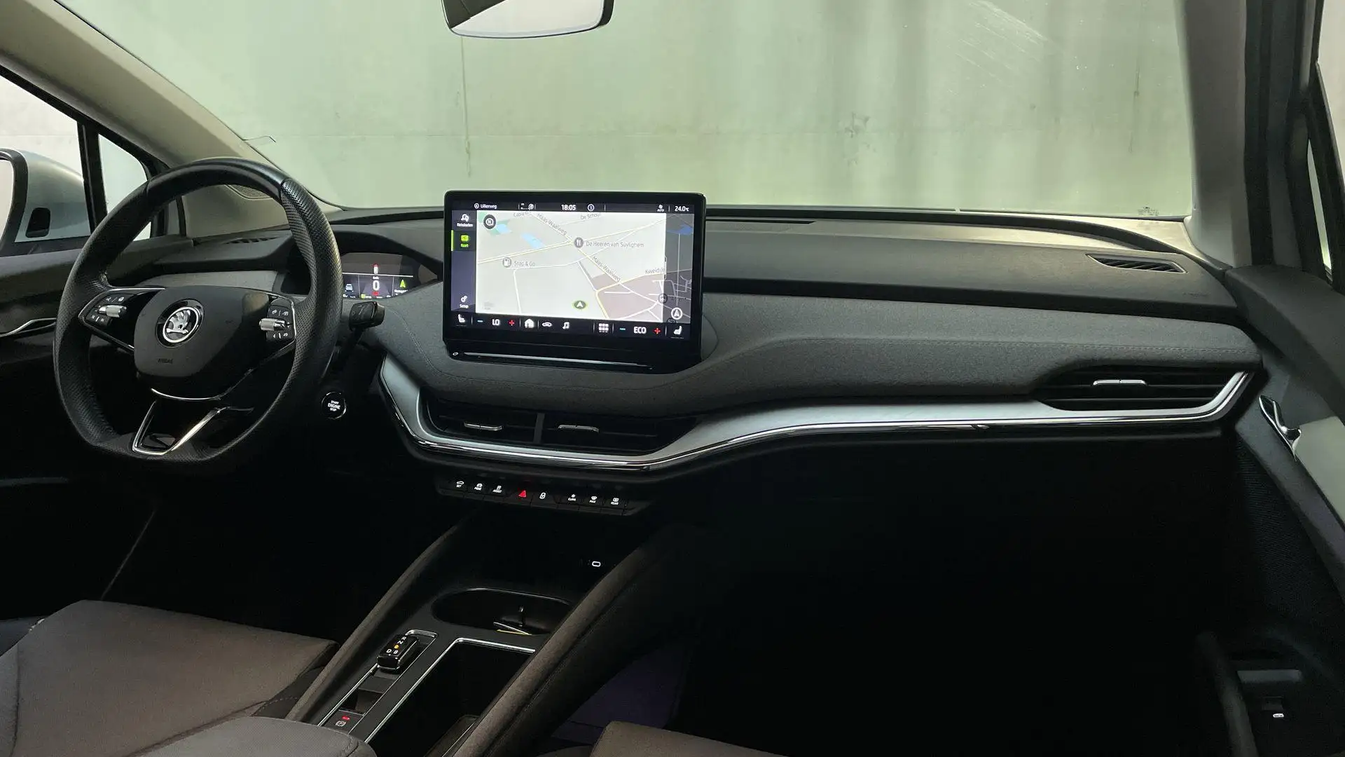 Skoda Enyaq iV 60 Panoramadak Sfeerverlichting Navigatie Stoel Gris - 2