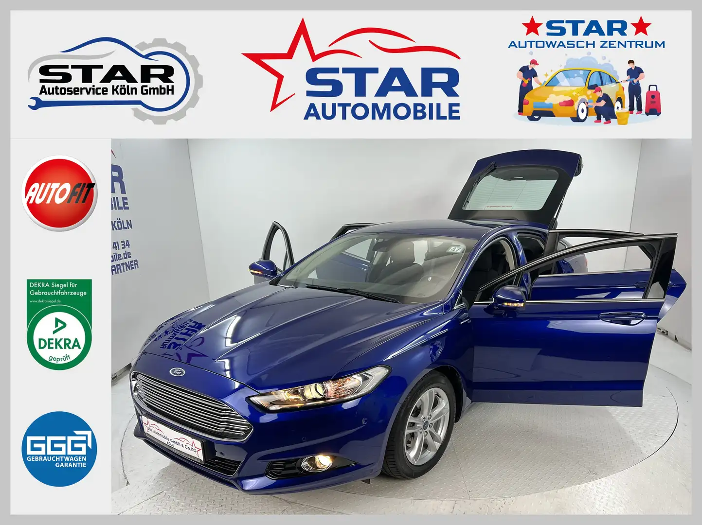 Ford Mondeo Mondeo Titanium 1.5-118KW*Business Paket*Automatik Azul - 1