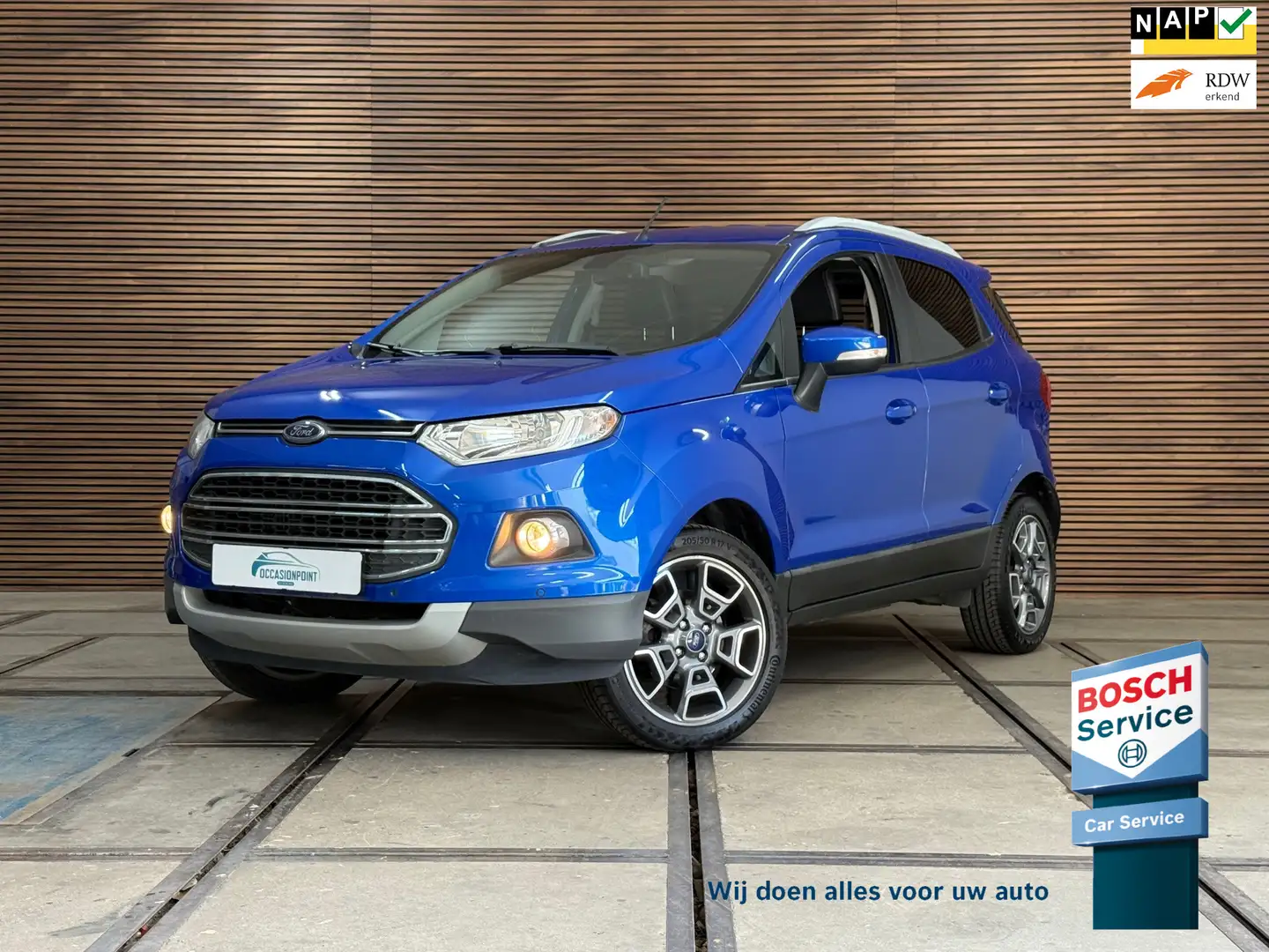 Ford EcoSport 1.0 EcoBoost Titanium | Navigatie | Cruise Control Blauw - 1