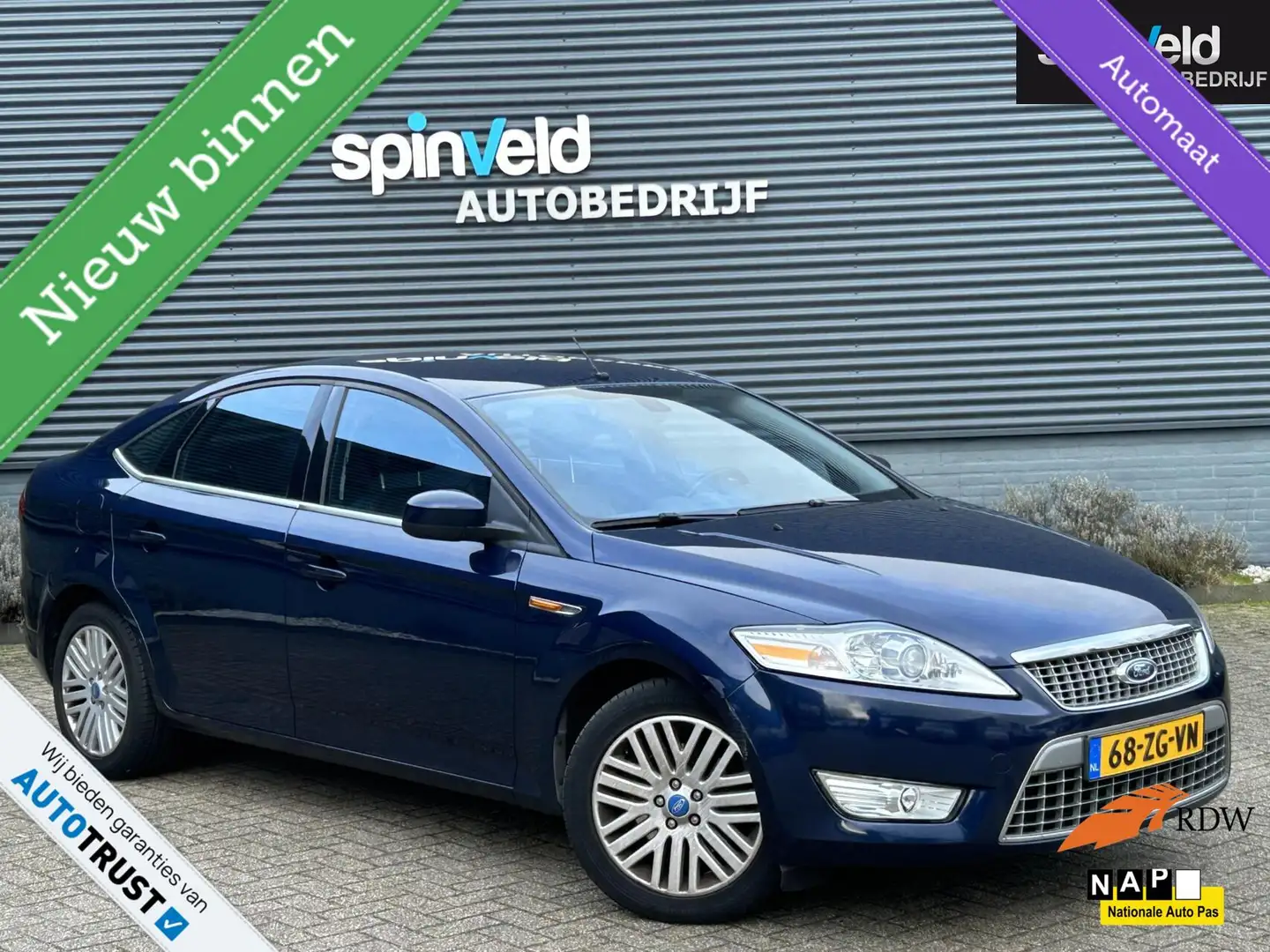 Ford Mondeo 2.3-16V Titanium BJ'08 NAP NL AUT CRUISE control N Albastru - 1