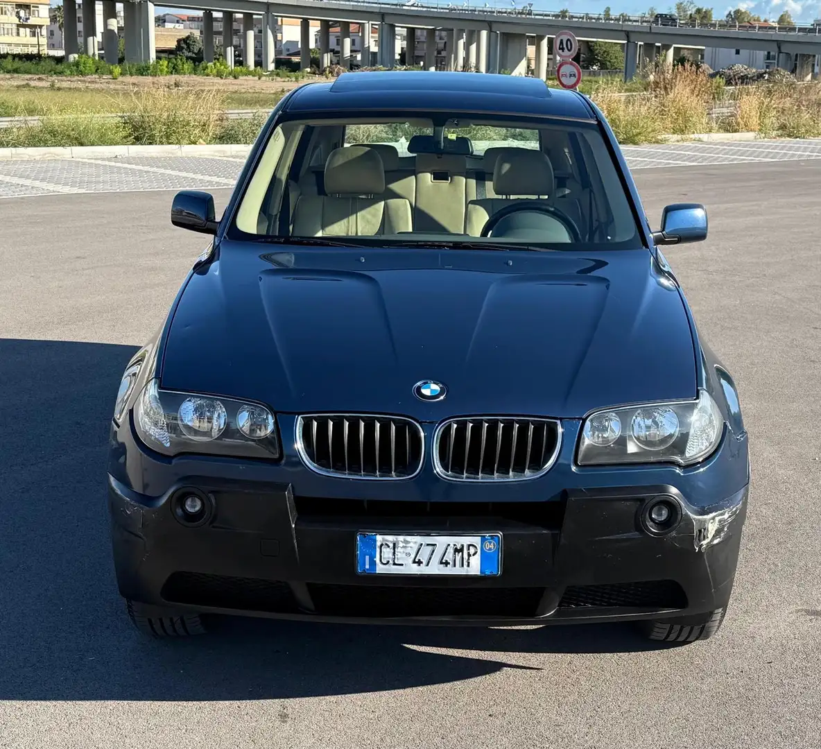 BMW X3 BMW X3 3.0i 231CV ANNO 2005 CON TETTO PANORAMICO Blue - 1
