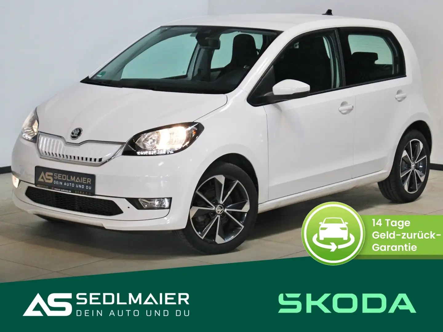 Skoda Citigo e iV Style PDChi|SHZ|DAB|WSSHz|KlimaAuto Weiß - 1