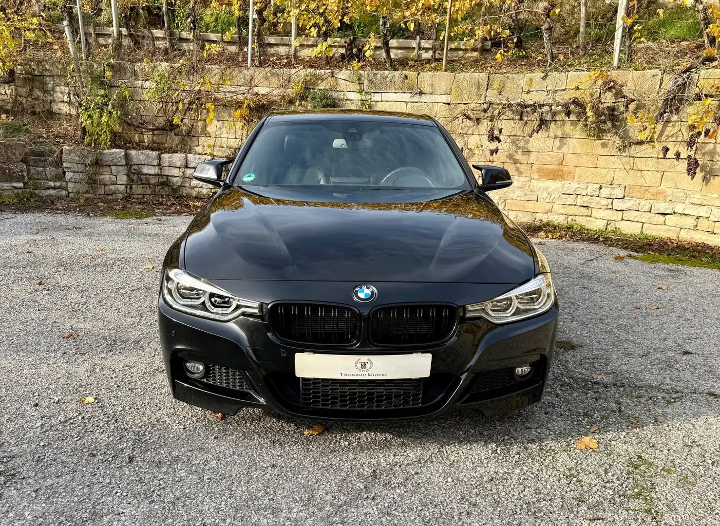 BMW 320 d M Sport, H&R, Leder, Kamera, Facelift ! Schwarz - 2