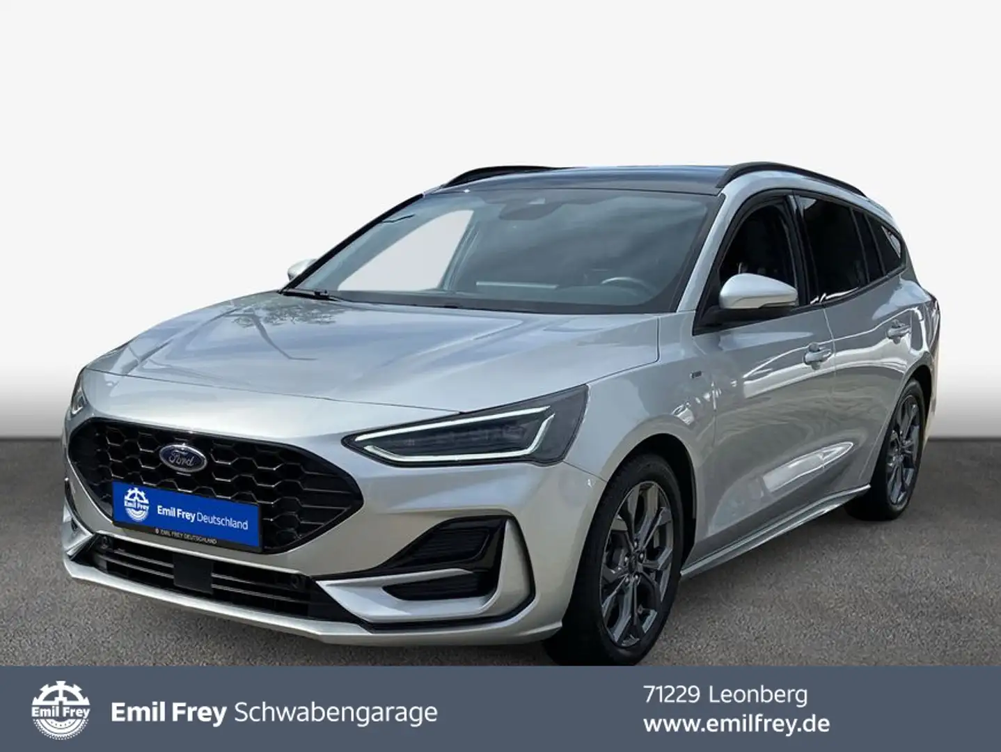 Ford Focus Turnier 1.0 Hybrid Aut. ST-LINE *AHK *PANO * Silber - 1