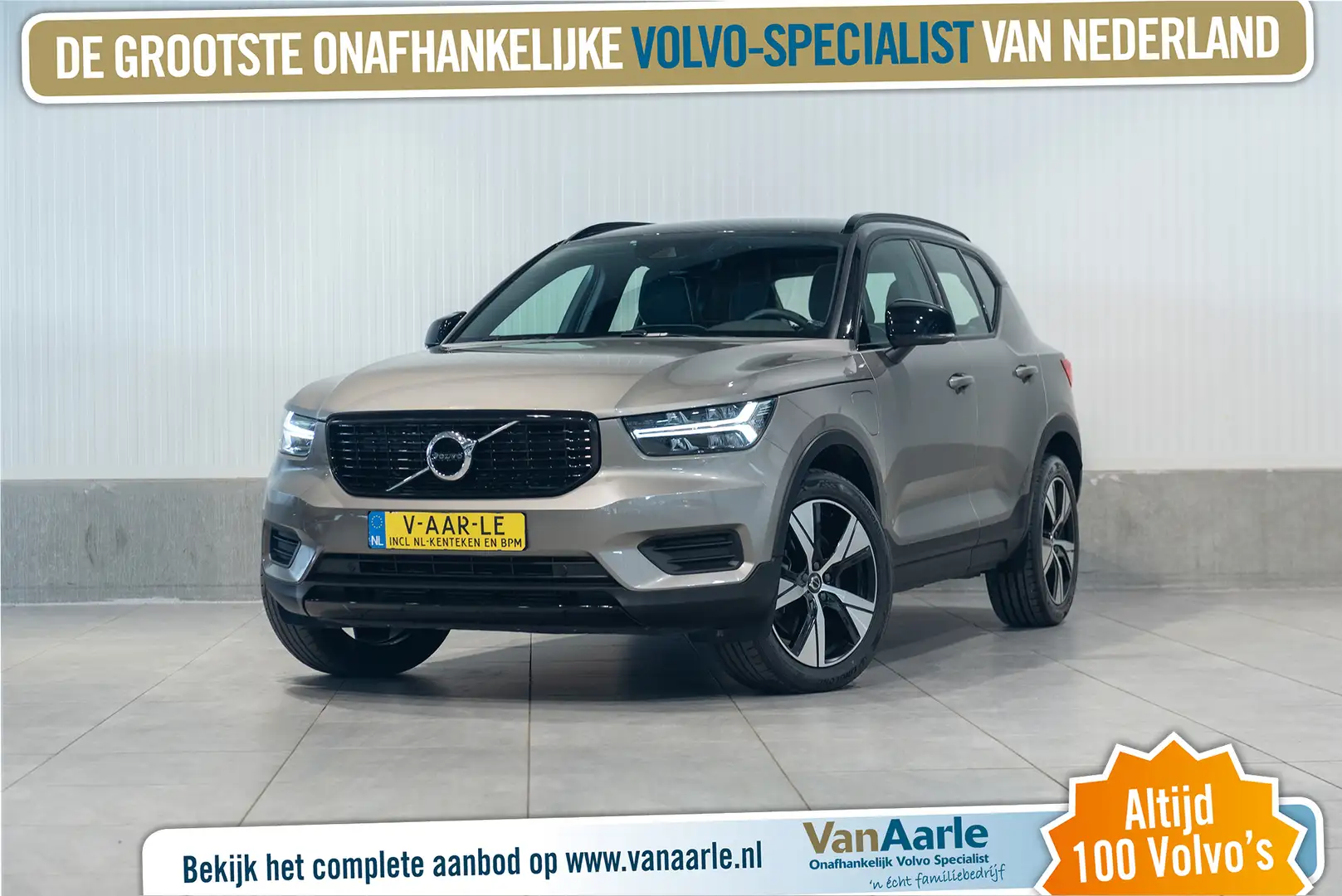 Volvo XC40 T4 Aut. Plug-In Hybrid R-Design Leder Navigatie 21 Gris - 1
