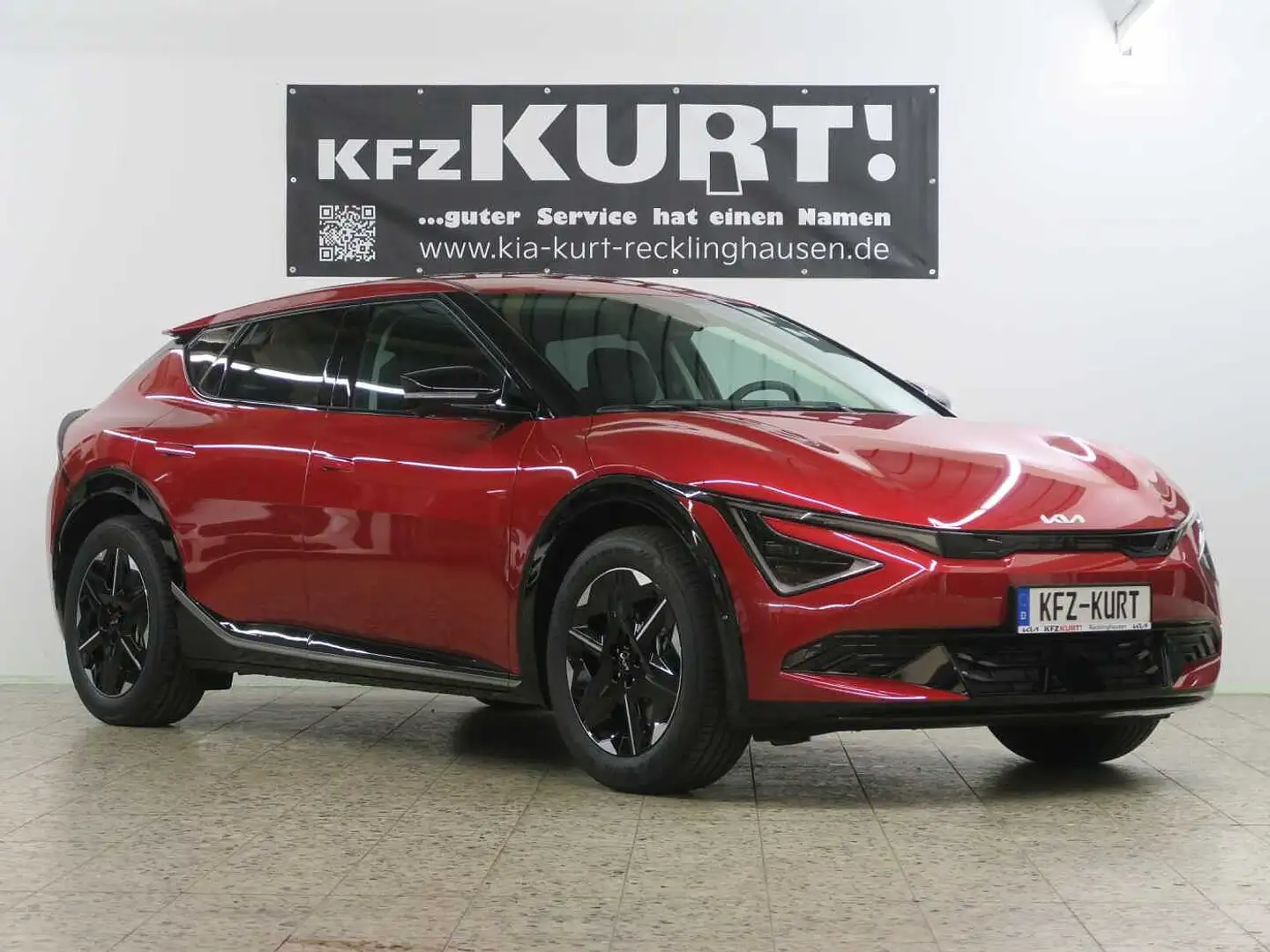 Kia EV6 PE 84-kWh Earth! Rouge - 1