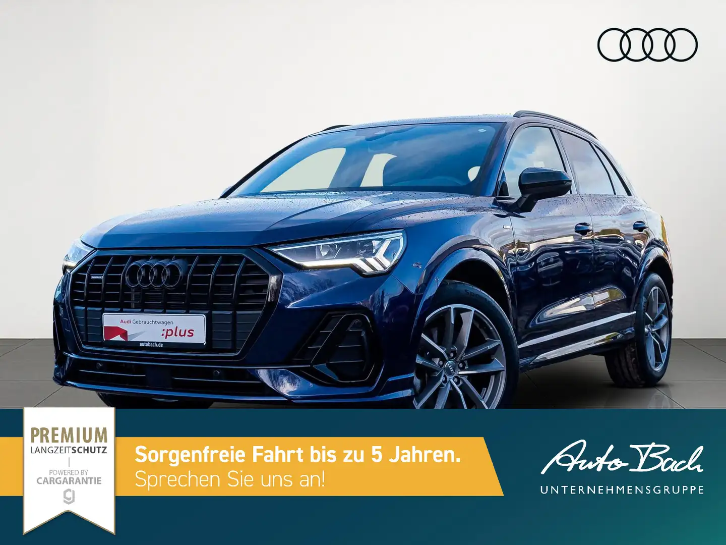 Audi Q3 S line 40TFSI qu Stronic Navi LED Panorama AC Blau - 2