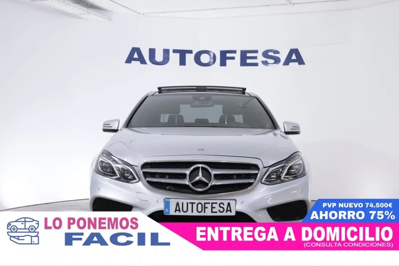 Mercedes-Benz E 50 AMG E250 CDI AUTO LINE 4MATIC 204CV 4P # CUERO, TECHO Gris - 2