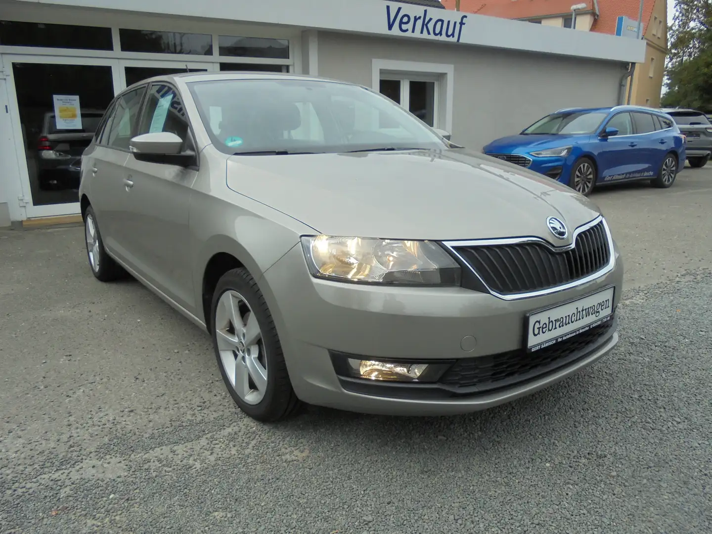 Skoda Rapid/Spaceback Cool Edition, Einparkhilfe, Klima, Metallic, Beige - 2