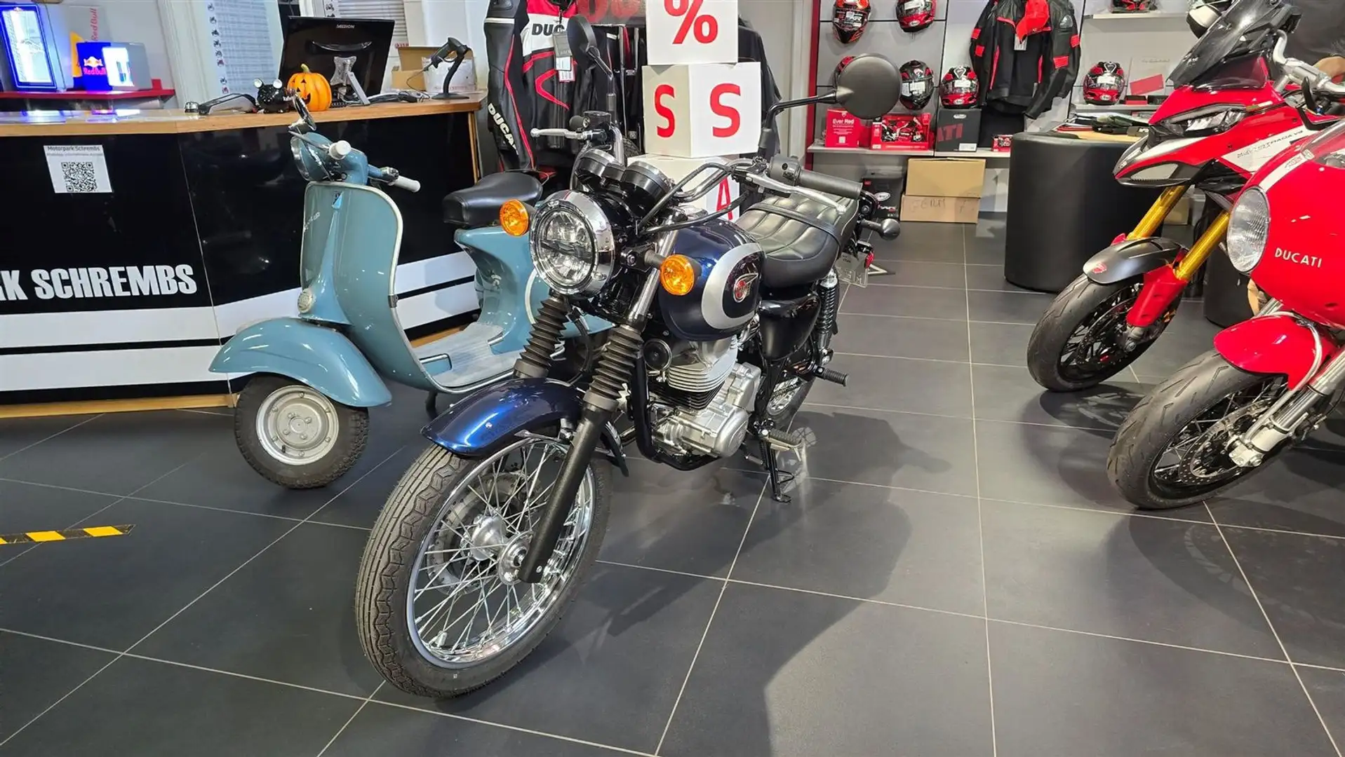 Kawasaki W 230 SOFORT Blu/Azzurro - 1