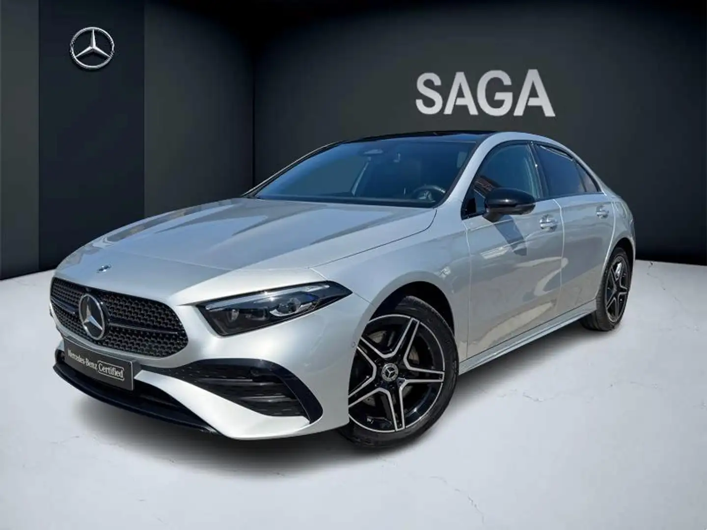 Mercedes-Benz A 250 e Berline AMG Line Gris - 1