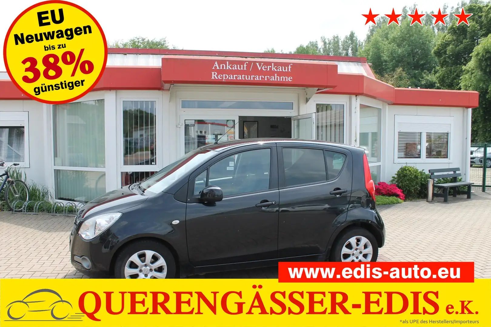 Opel Agila 1.2 "Edition" 63 kW (86 PS), Schalt. 5-Gang, Fr... Negro - 1