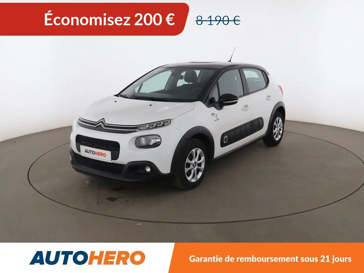 Citroen C3 1.2 PureTech Graphic Blanc - 1