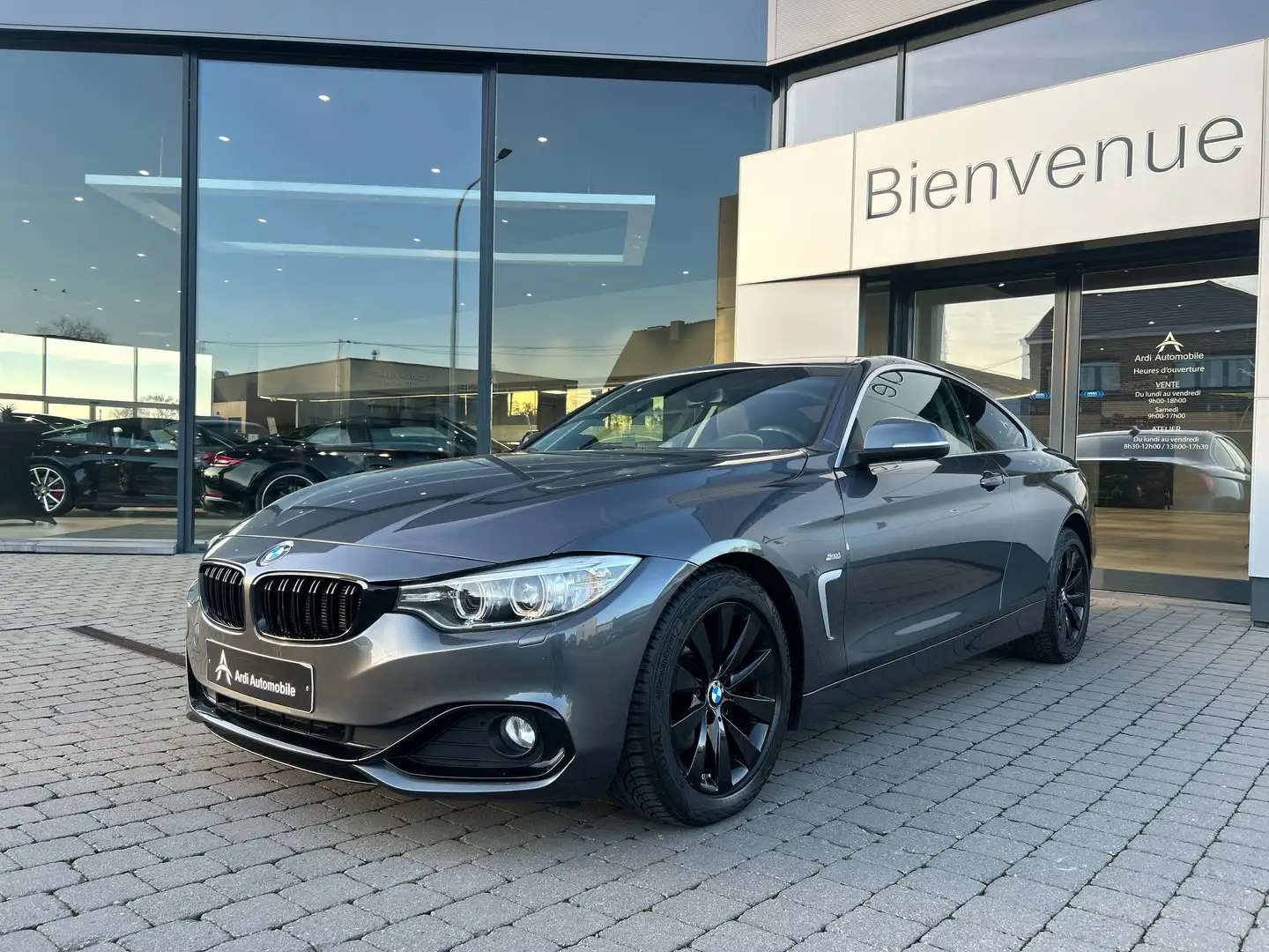 BMW 418 Coupé *GARANTIE*PACK SPORT*CUIR*GPS*BLUETOOTH* Gris - 1