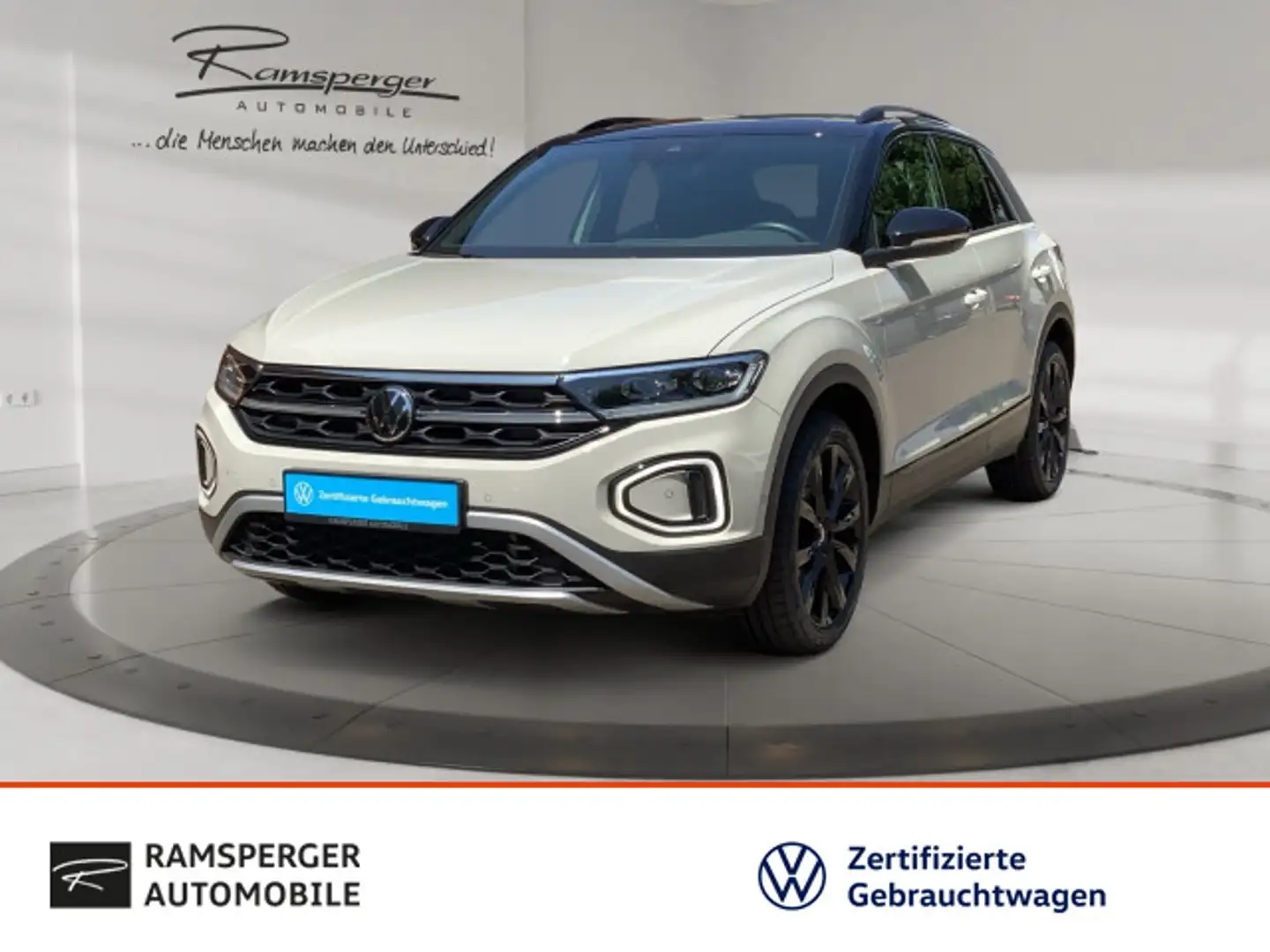 Volkswagen T-Roc 2.0 TDI DSG Style AHK Black Style Matrix Grau - 1