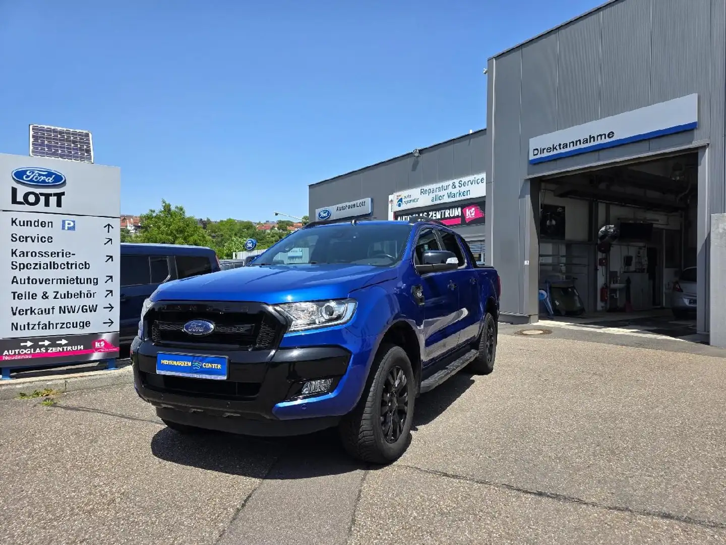 Ford Ranger DoKa 4x4 Wildtrak *AHK*ACC*NAVI*TEMP*KAM* Blau - 2