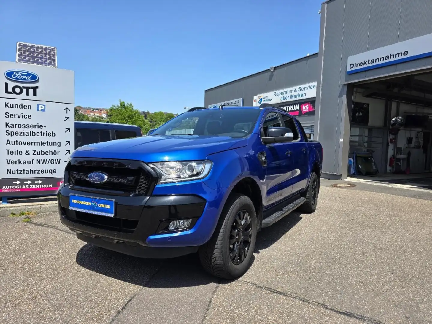 Ford Ranger DoKa 4x4 Wildtrak *AHK*ACC*NAVI*TEMP*KAM* Blau - 1