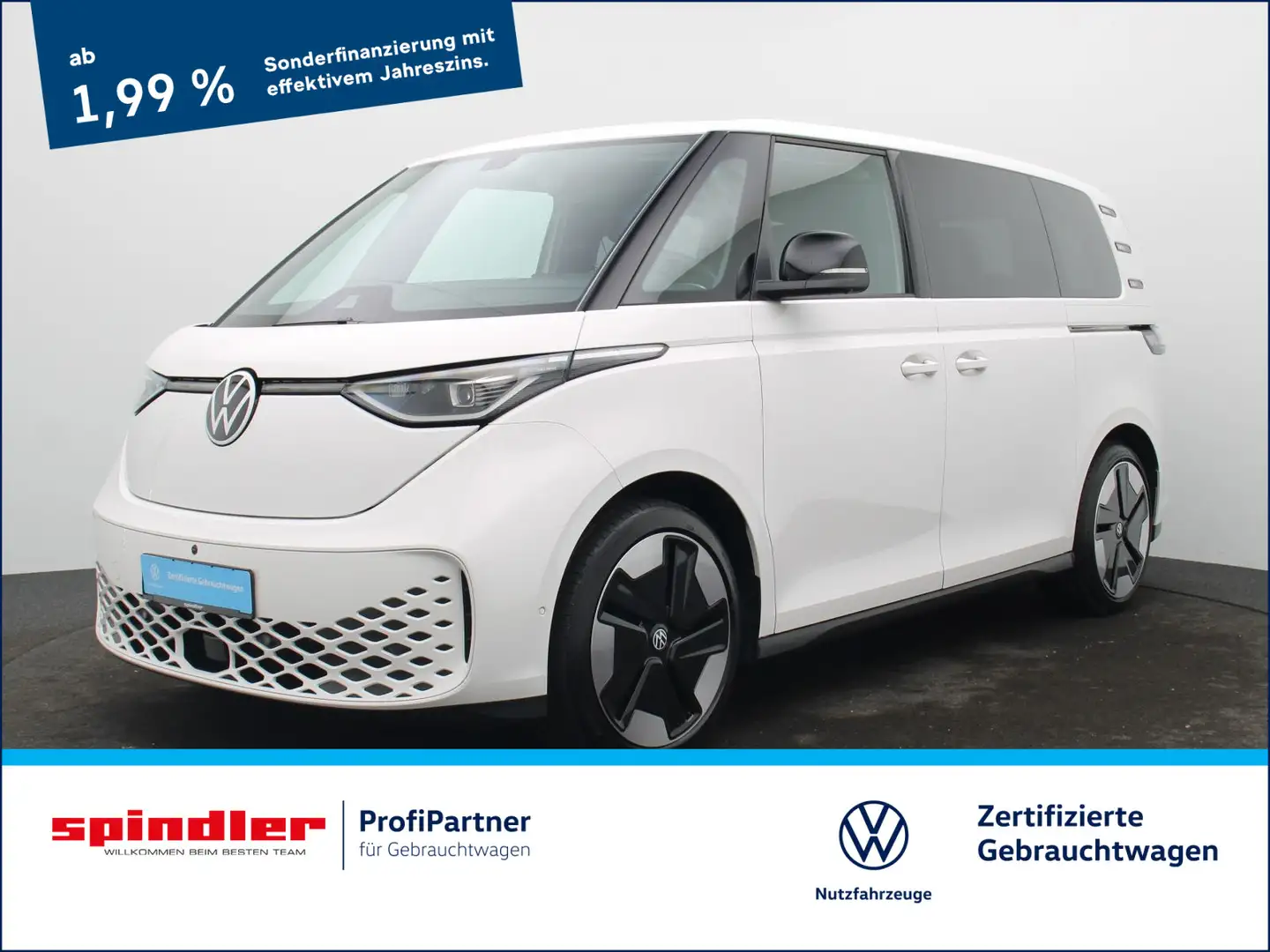 Volkswagen ID. Buzz ID.Buzz Pro/ Navi, Matrix, Standklima, AHK, 360° Weiß - 1