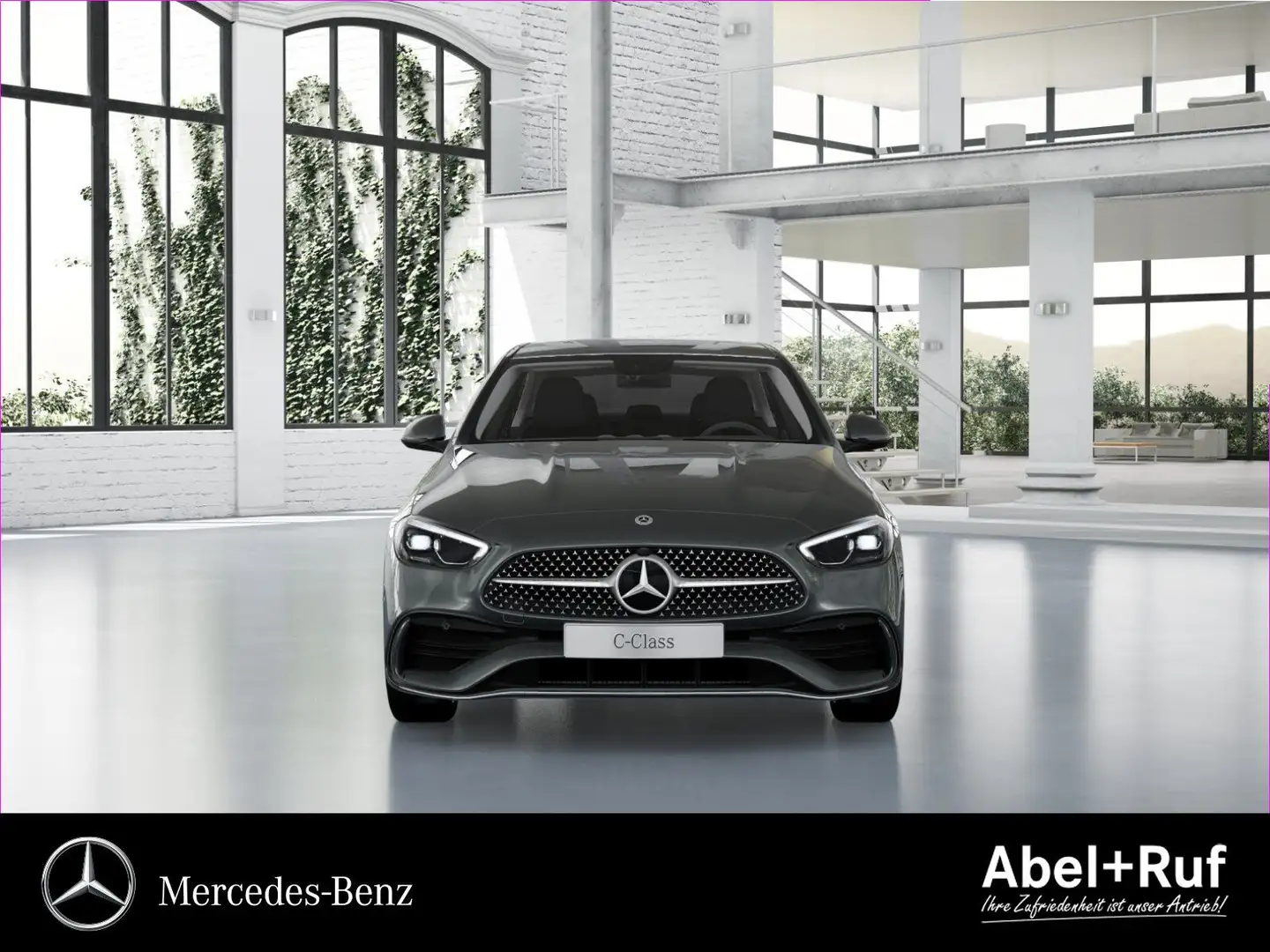 Mercedes-Benz C 220 d AMG+LED+Kamera+Ambi+Memo+LrHz+TotW+AHK Grau - 2