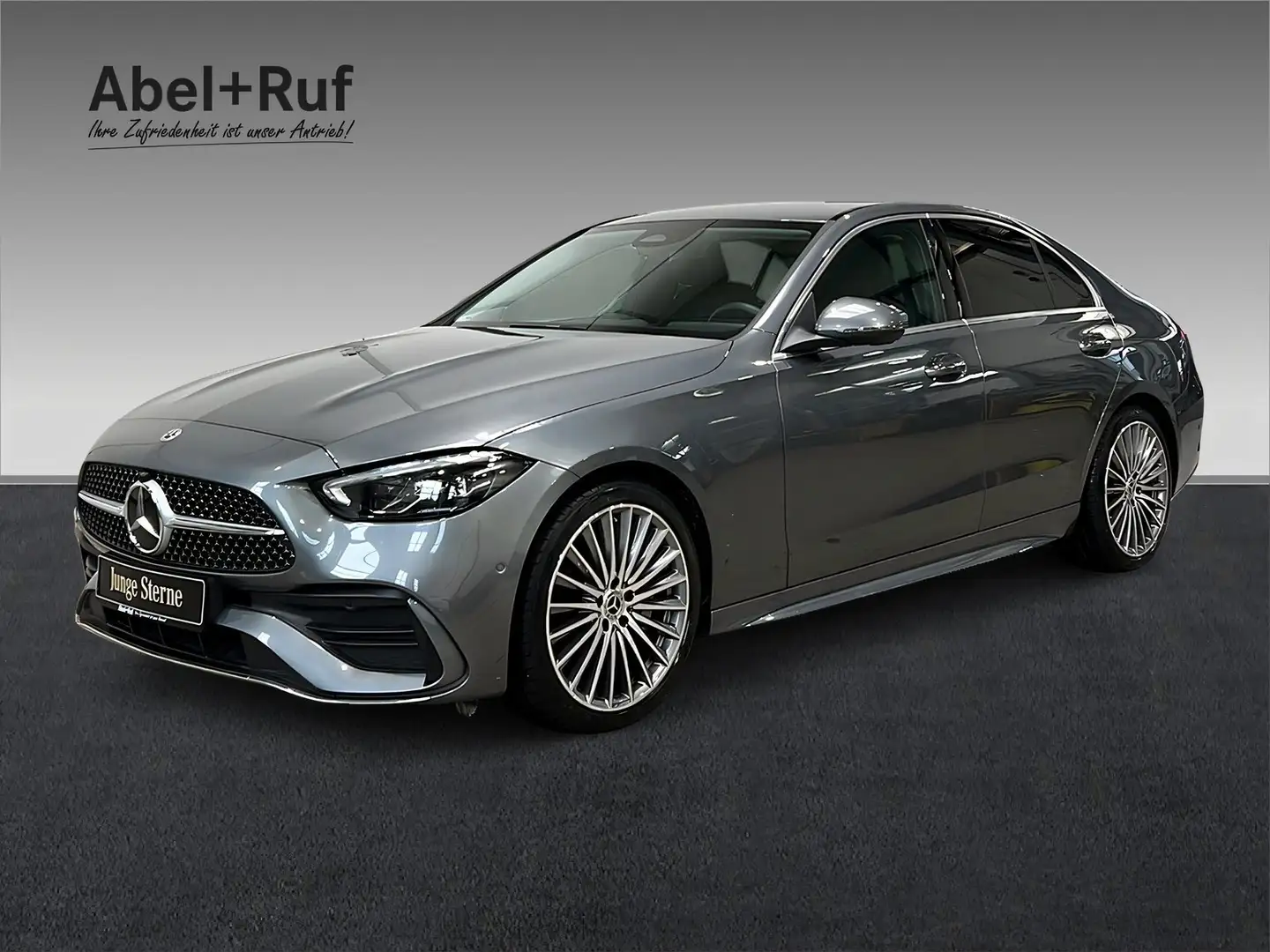 Mercedes-Benz C 220 d AMG+LED+Kamera+Ambi+Memo+LrHz+TotW+AHK Grau - 1