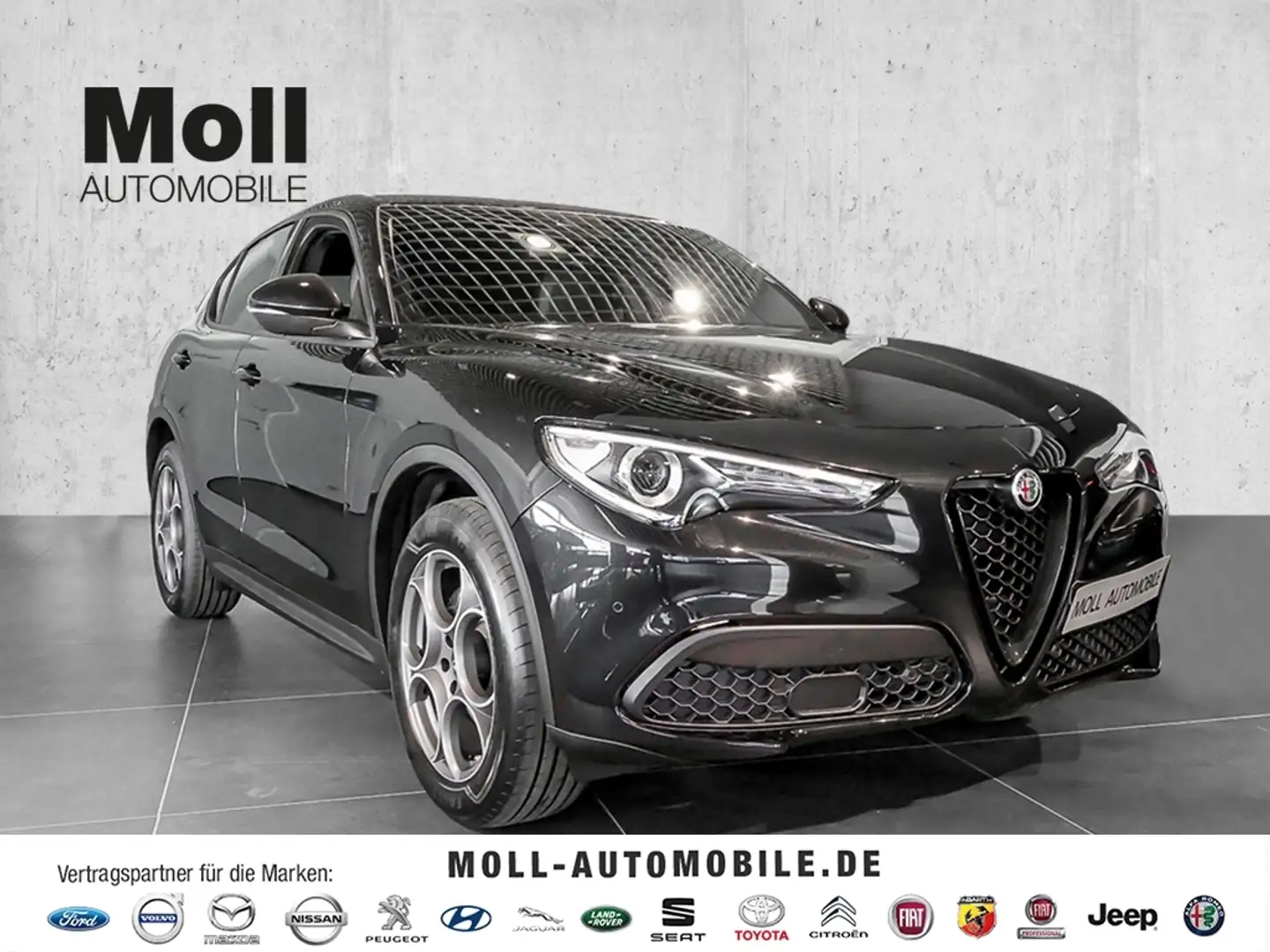 Alfa Romeo Stelvio Sprint Q4 Navi Soundsystem Xenon 19 Zoll Siyah - 1