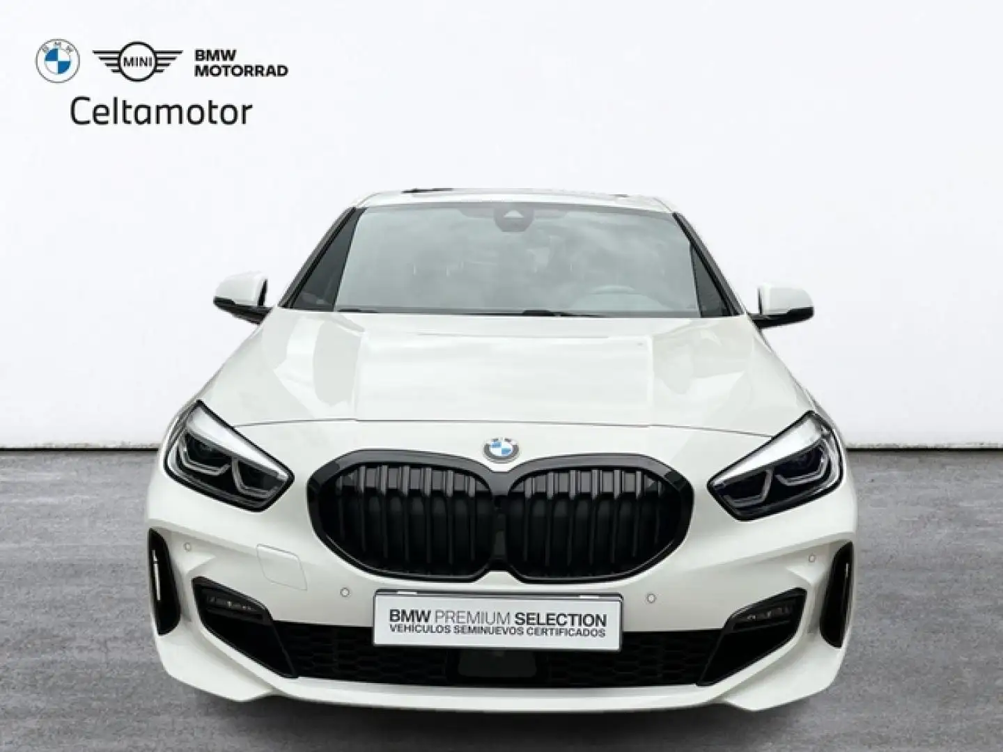 BMW 118 118dA Business Blanc - 2