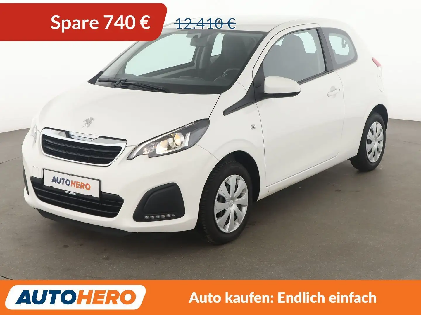 Peugeot 108 1.0 VTi Active Aut.*BLUETOOTH* Weiß - 1