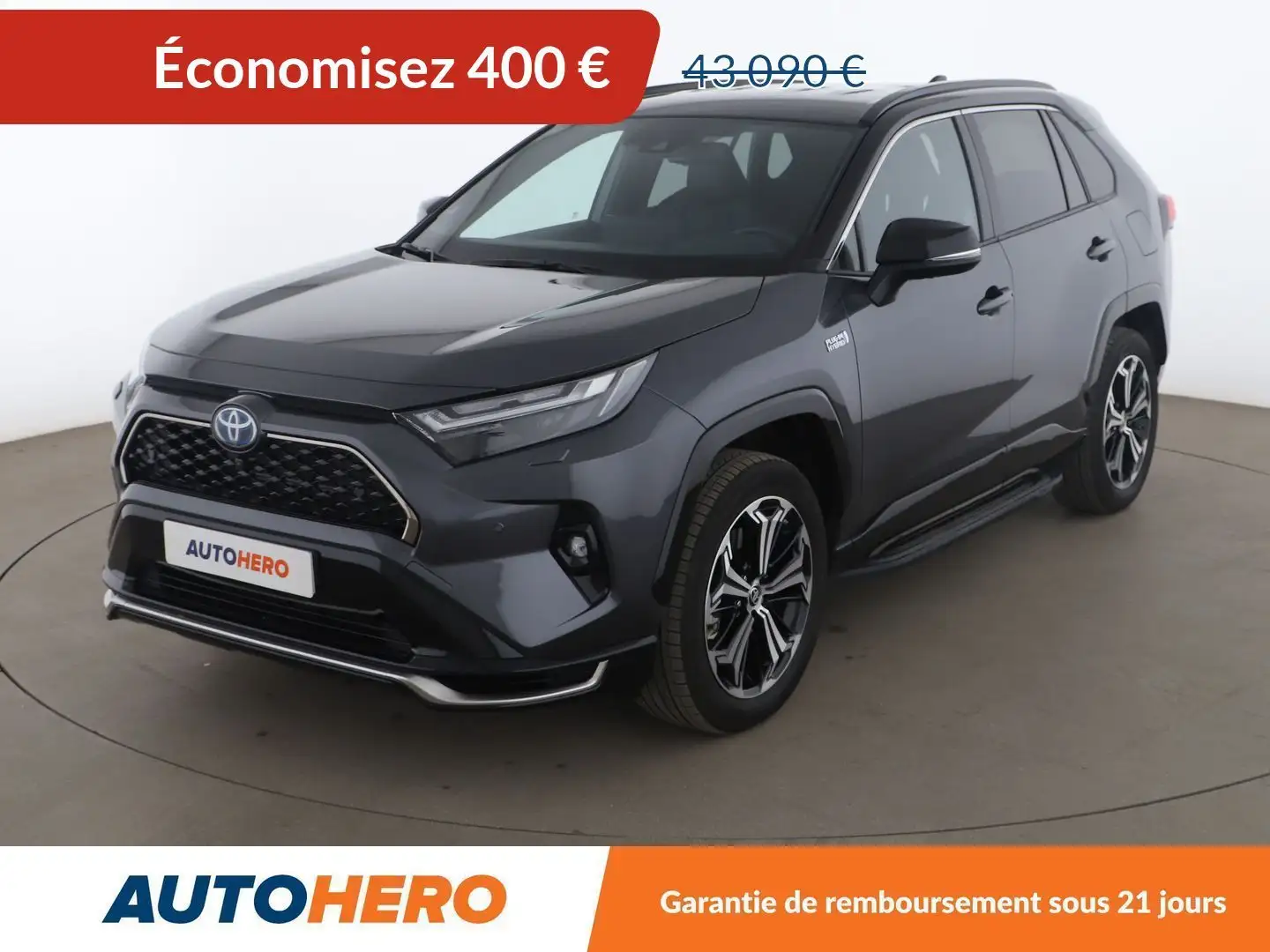 Toyota RAV 4 2.5 Hybride Rechargeable  AWD Collection Gris - 1