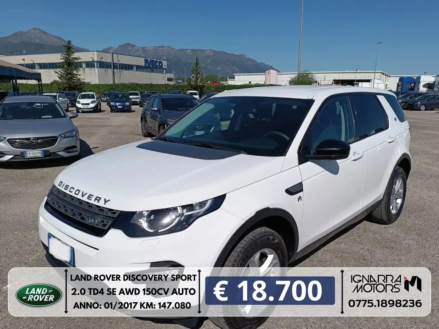 Land Rover Discovery Sport Discovery Sport 2.0 td4 SE awd 150cv auto FF369ZY Wit - 1