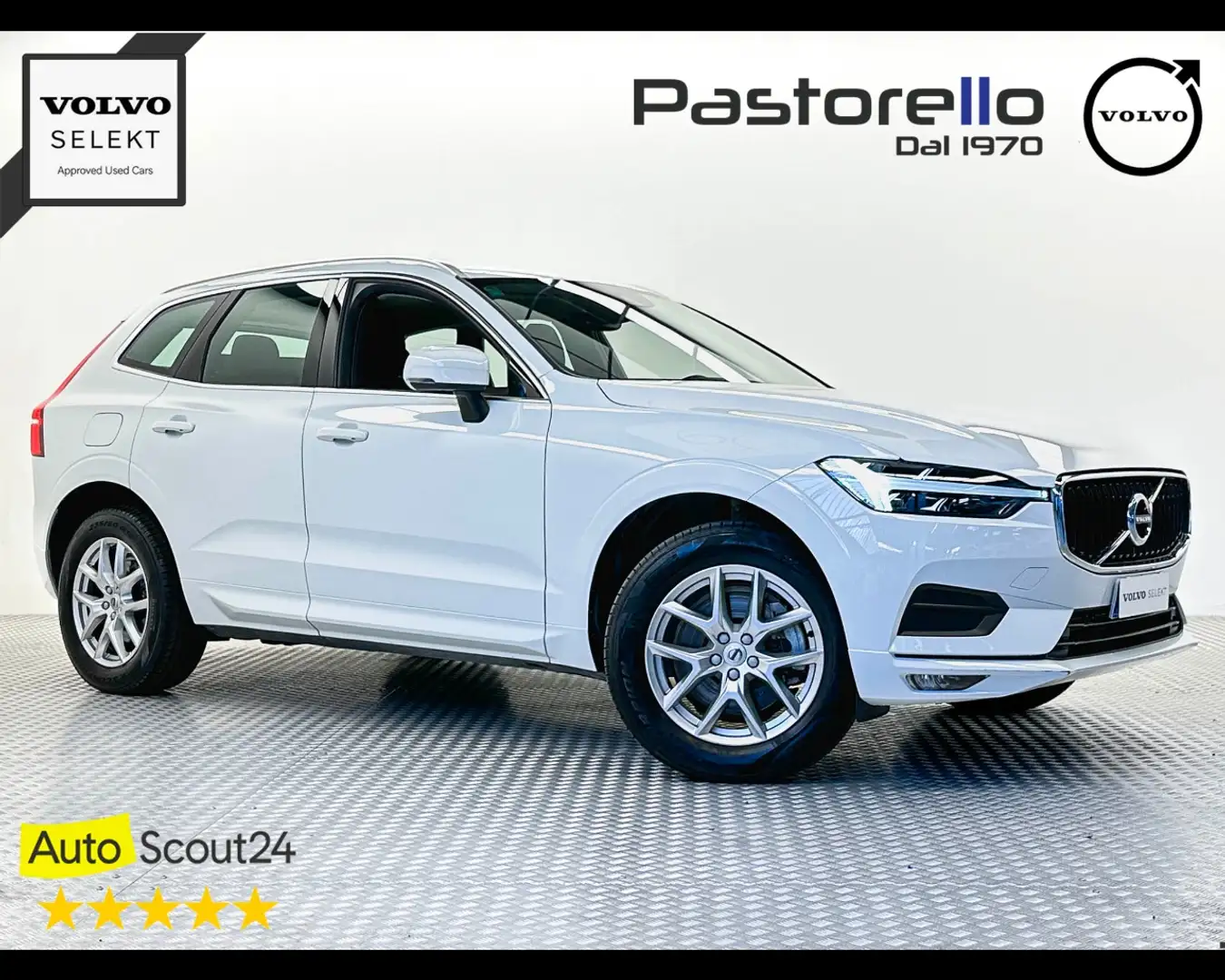 Volvo XC60 B4 (d) AWD Geartronic Momentum Pro Blanc - 1