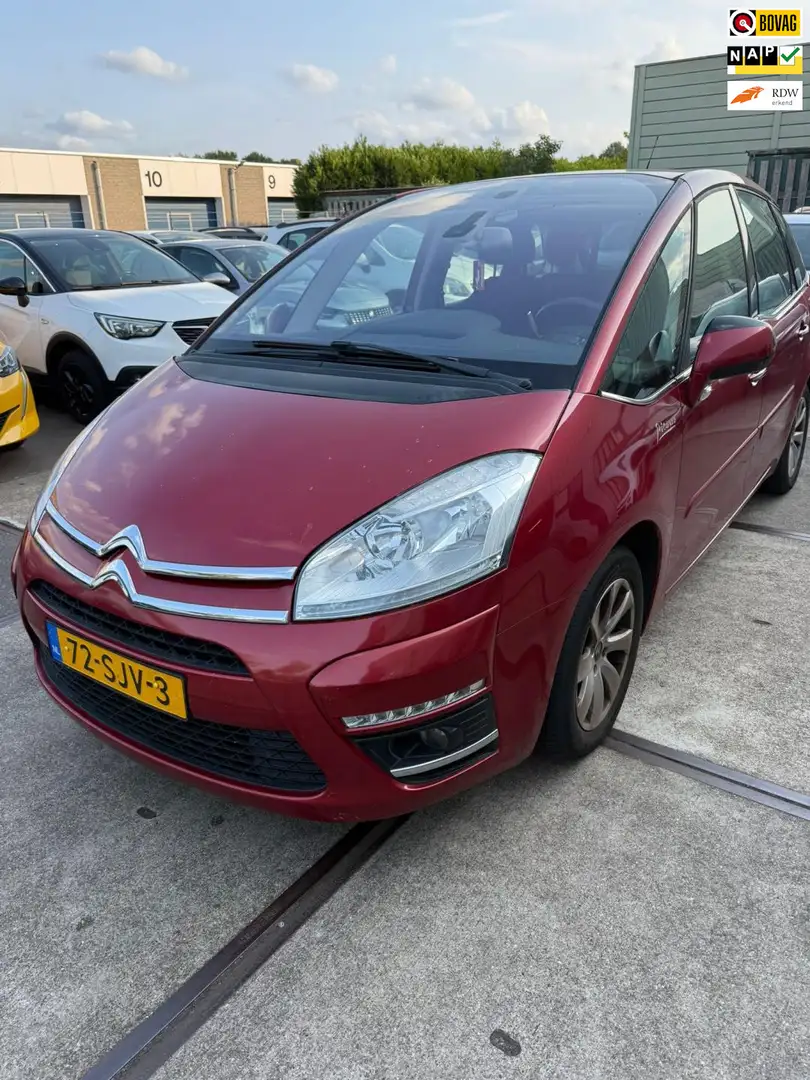 Citroen C4 Picasso 1.6 THP Selection EGS, automaat, apk 03-26 Rood - 1