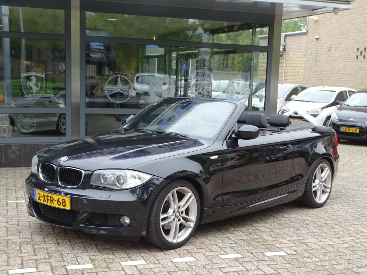 BMW 120 120I HIGH EXECUTIVE  CABRIO M PAKKET LEER AIRCO EL Noir - 2
