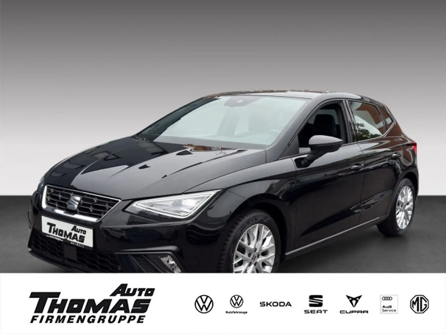 SEAT Ibiza FR 1.0 TSI KESSY+LED+NAVI Zwart - 1