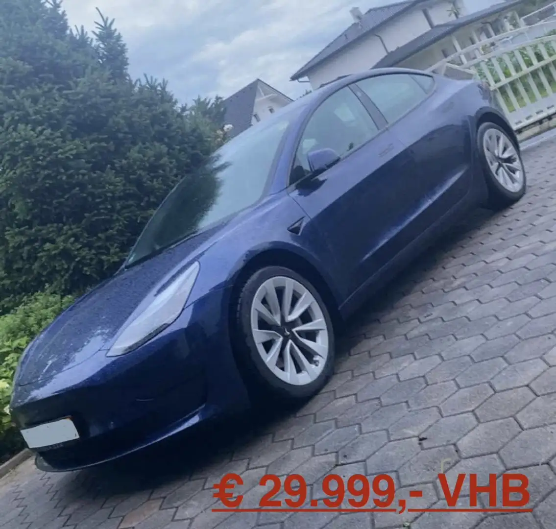 Tesla Model 3 Standard 60 KWh LFP Batteriezertifikat Garantie Blau - 1