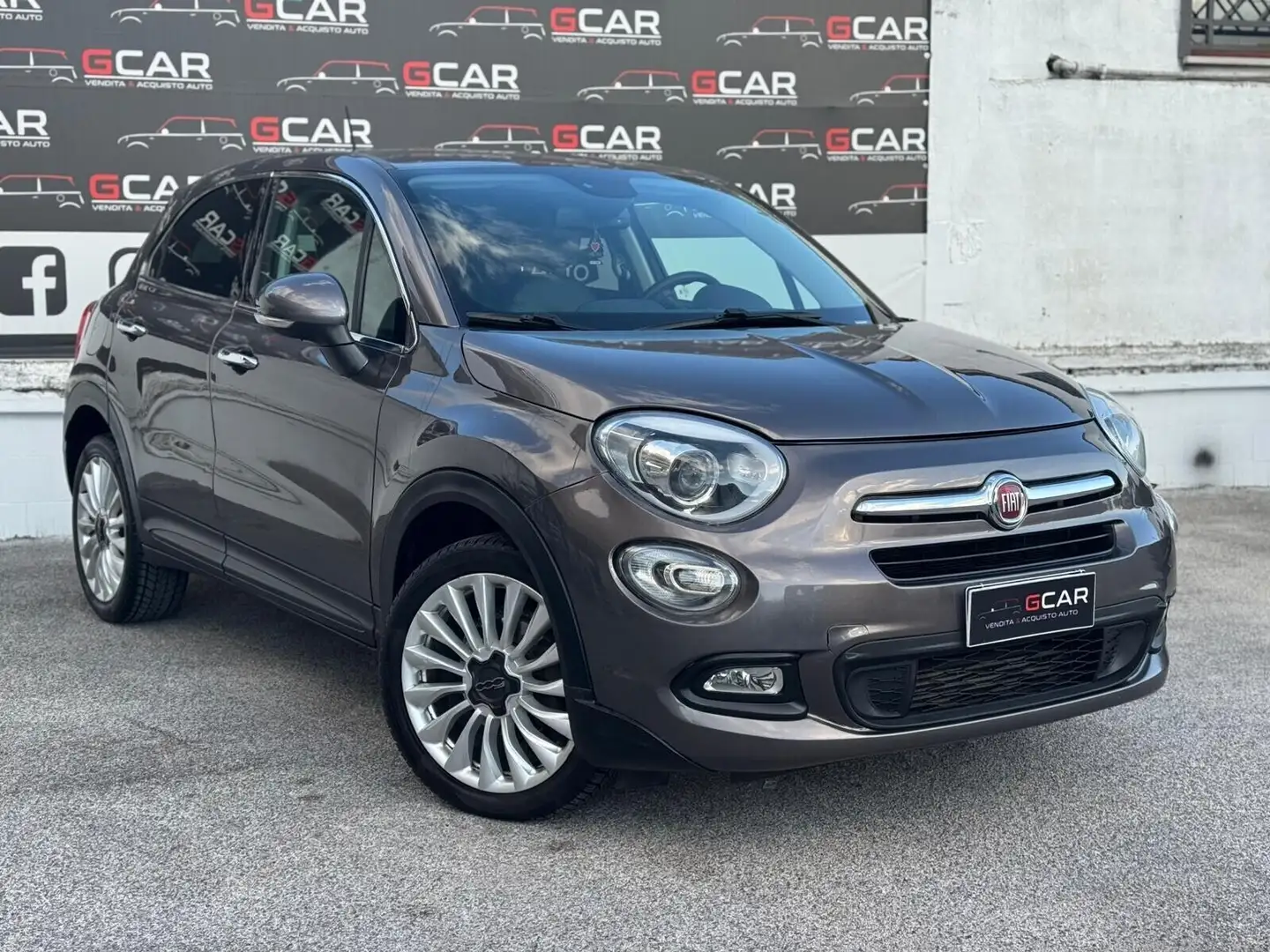 Fiat 500X 500X 1.6 MultiJet 120 CV Lounge Gris - 1