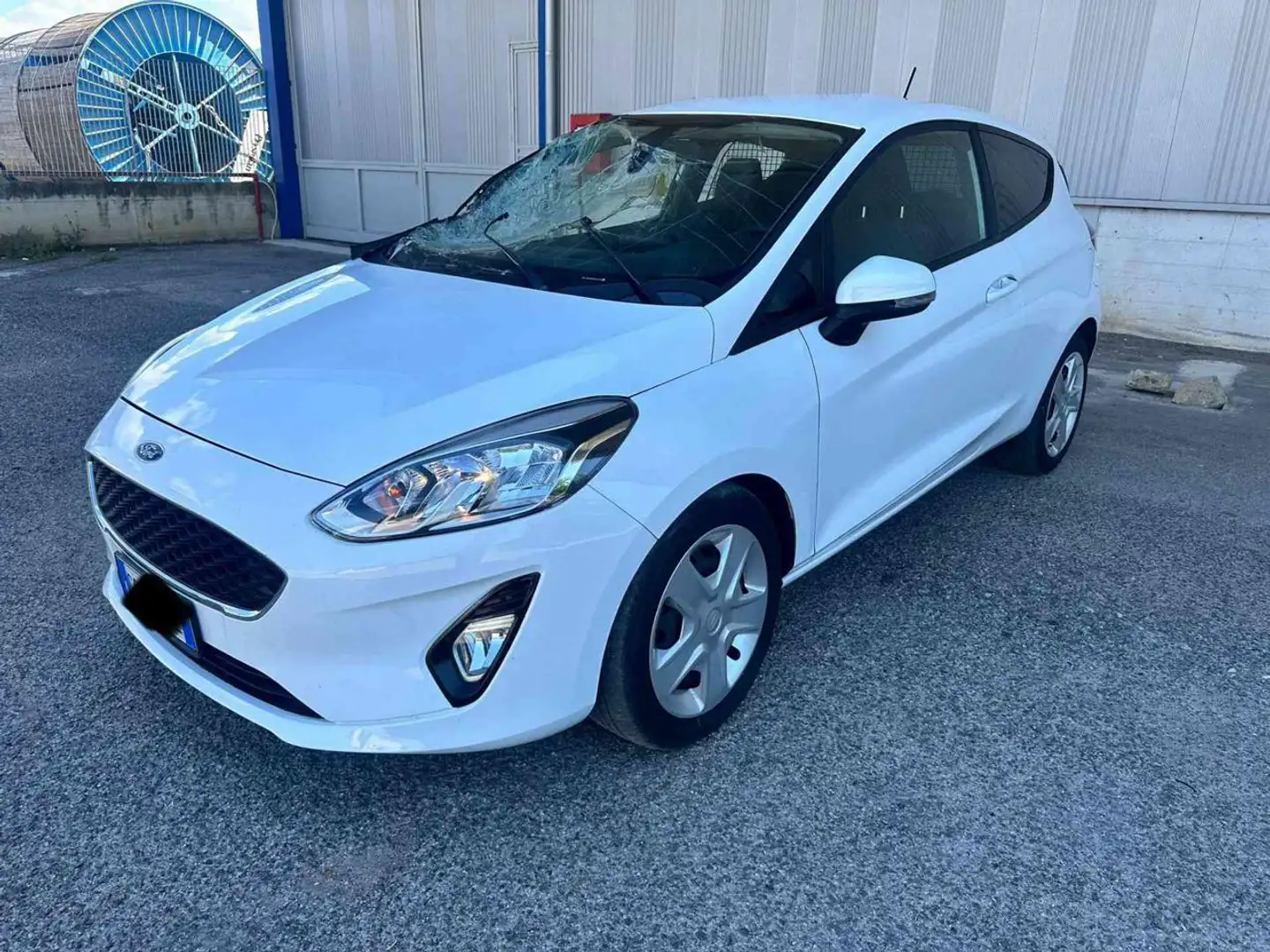 Ford Fiesta 1.5 TDCi 85 CV 3 porte Van Trend Blanc - 2