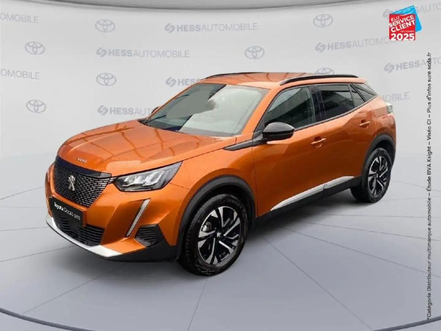 Peugeot 2008 1.2 PureTech 100ch S/S Allure Pack Camera Carplay Orange - 1