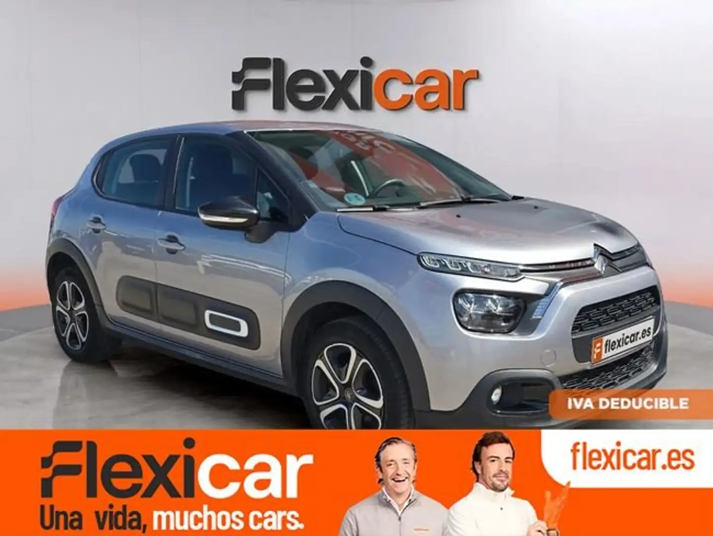 Citroen C3 PureTech 60KW (83CV) Plus Gris - 1