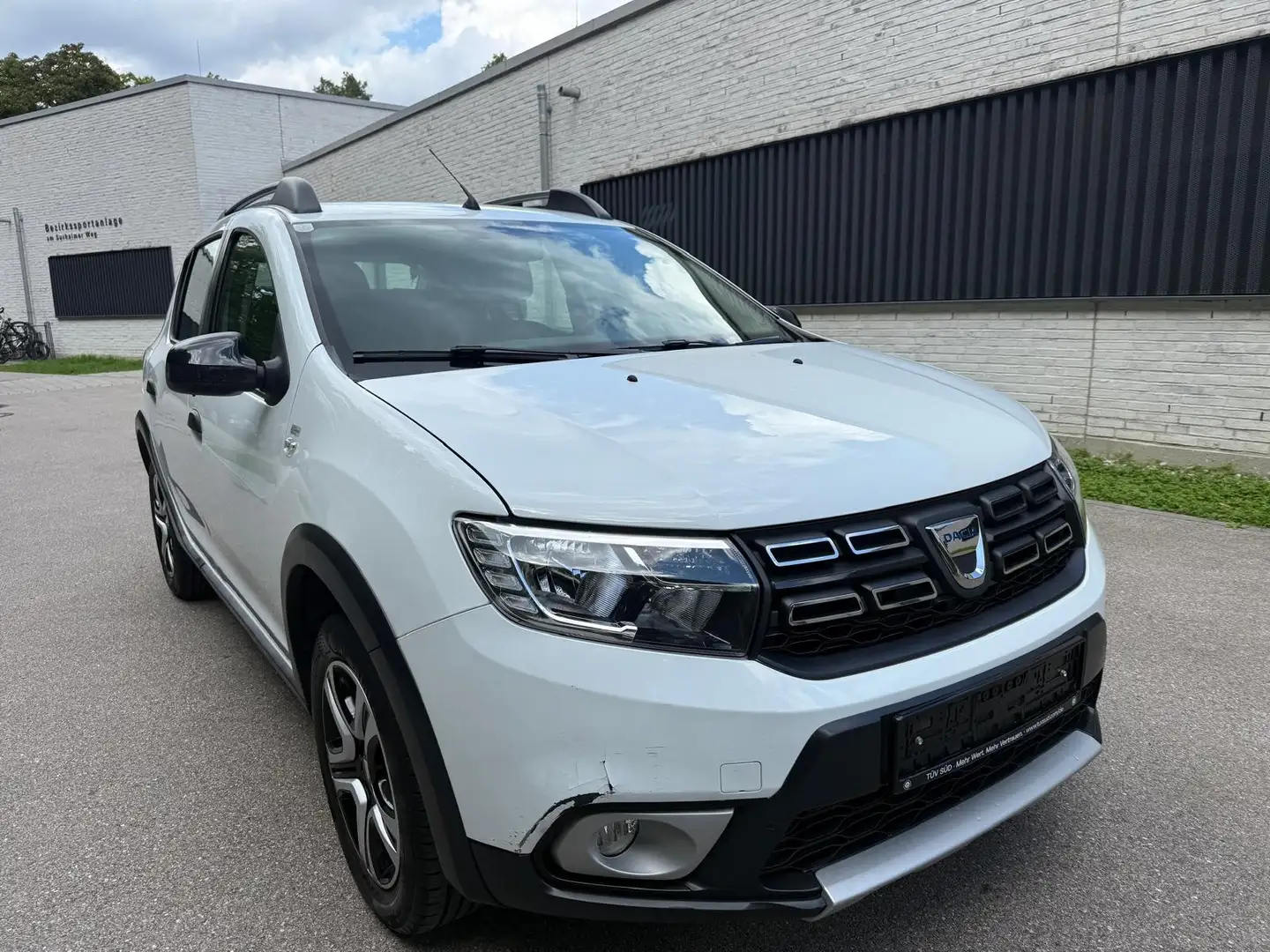 Dacia Sandero TCe 90 Stepway Prestige NAVI-PDC-KLIMA-TEMP Weiß - 2