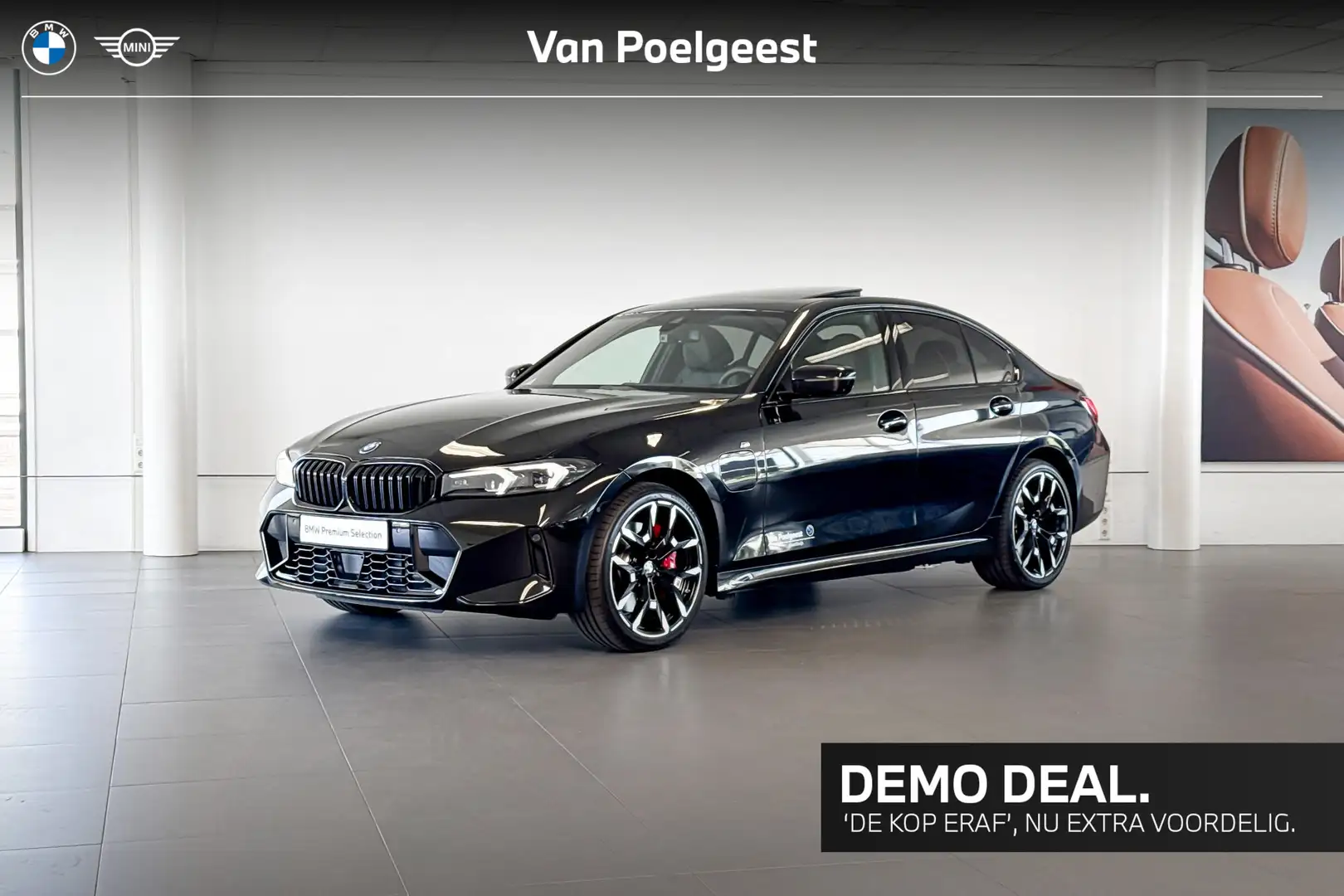 BMW 330 3 Serie Sedan 330e | M Sport | Glazen Schuif-/kant Zwart - 1