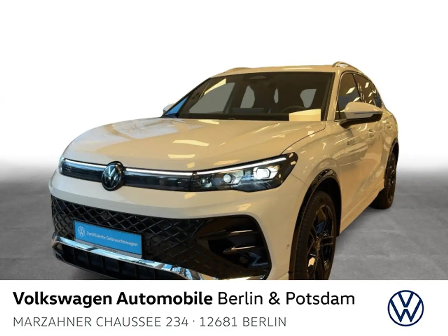 Volkswagen Tiguan 2.0 TDI DSG R-Line 4Motion Pano Navi LED Weiß - 1