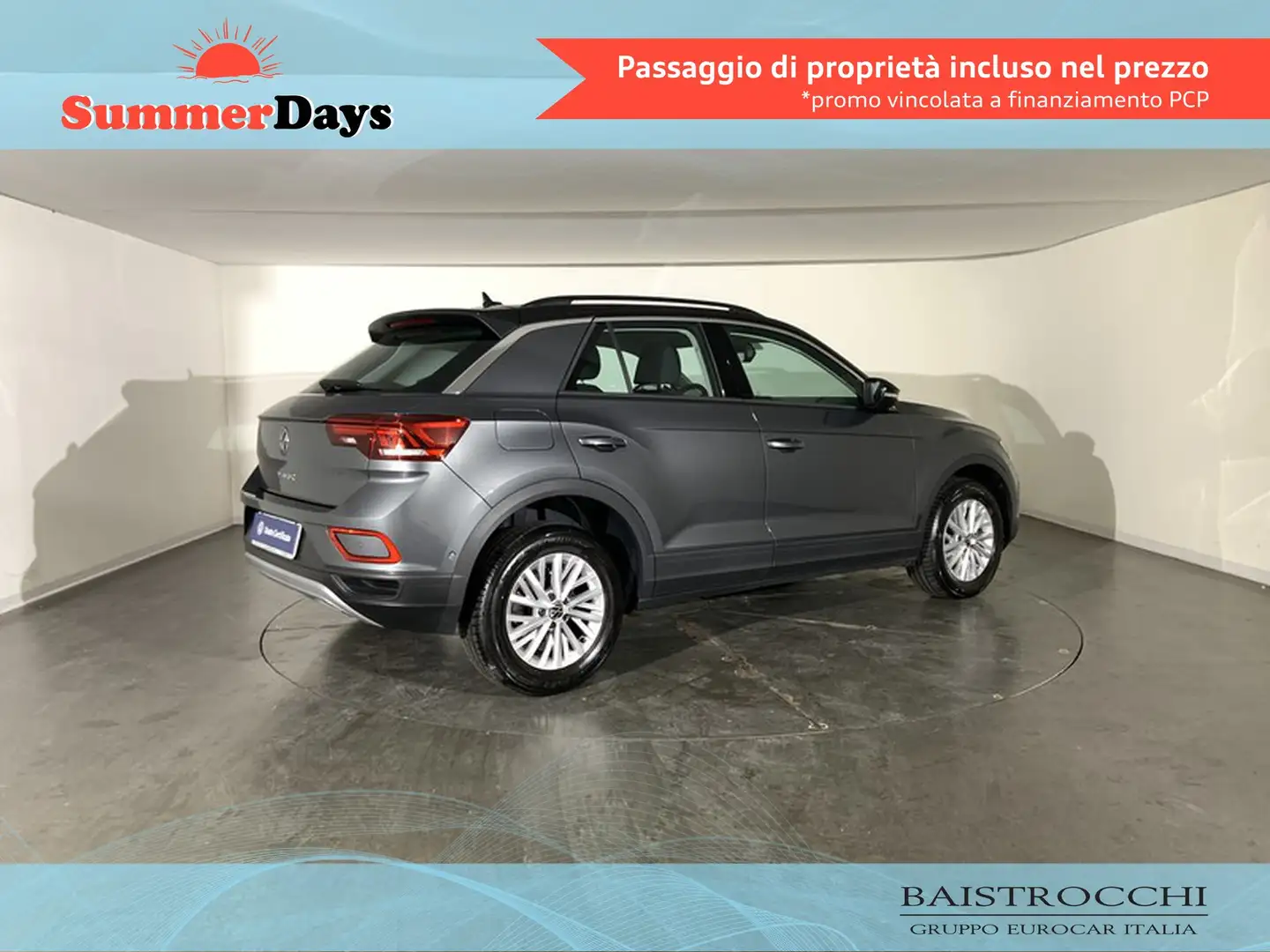 Volkswagen T-Roc 1.5 tsi life dsg Gris - 2