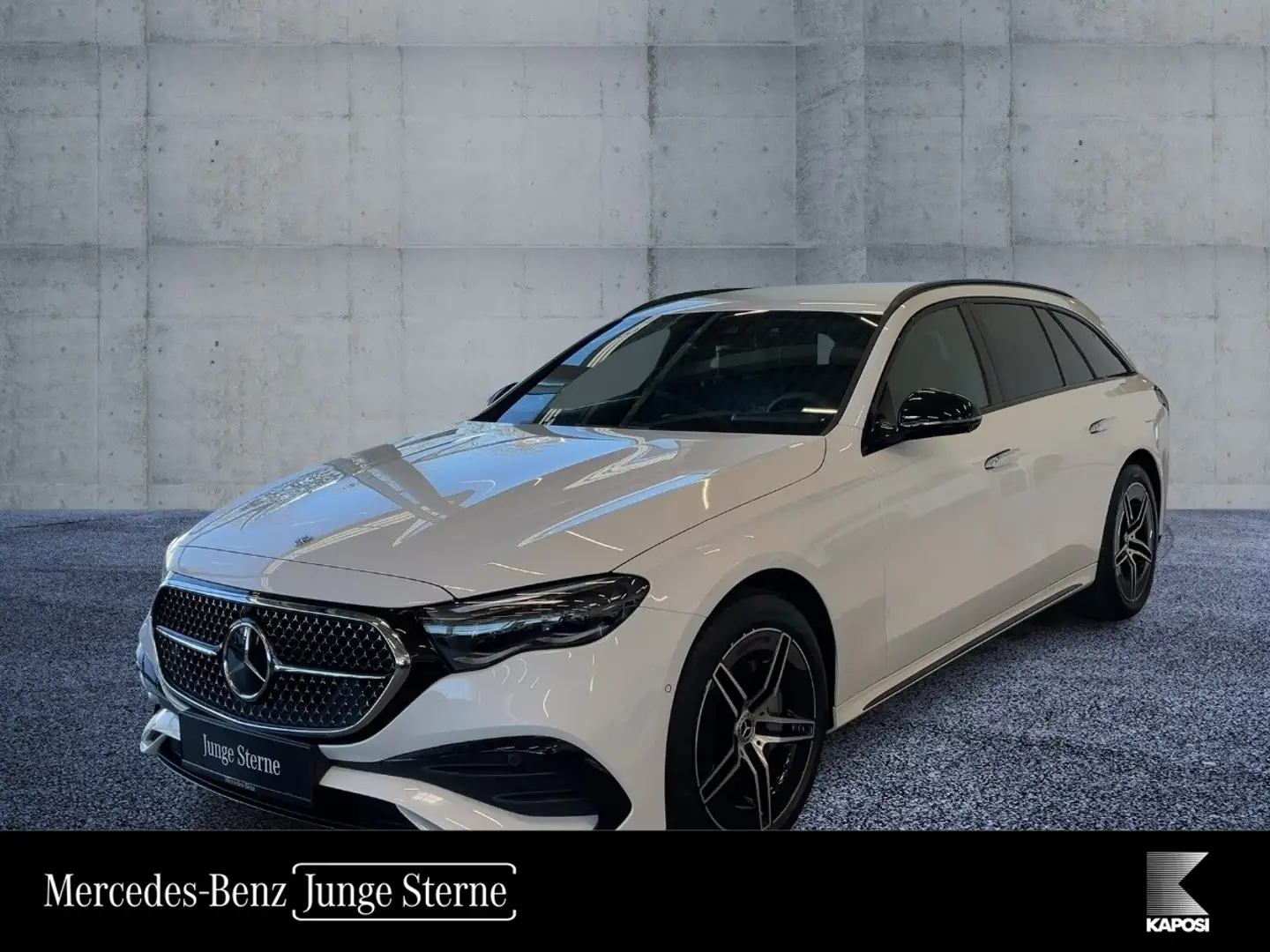 Mercedes-Benz E 300 de 4MATIC T-Modell mit EQ Hybrid Technologie Öster Weiß - 1