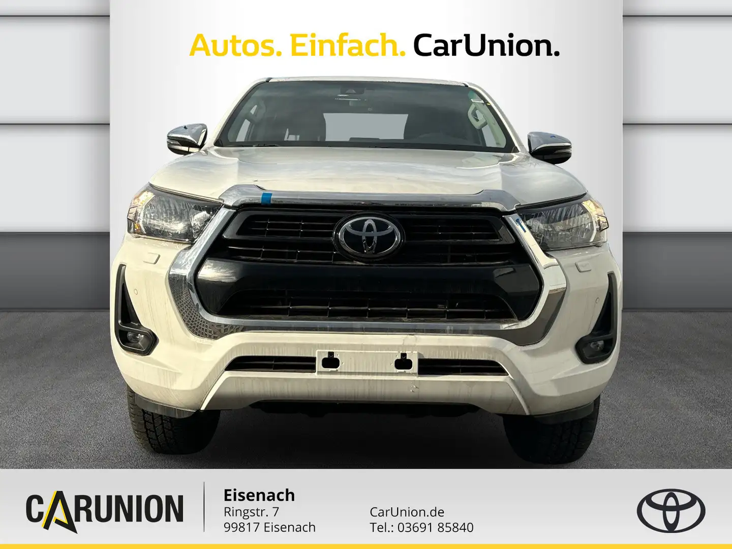 Toyota Hilux 2,4 AT DC COMFORT+KAMERA+APPLE-CAR Weiß - 2