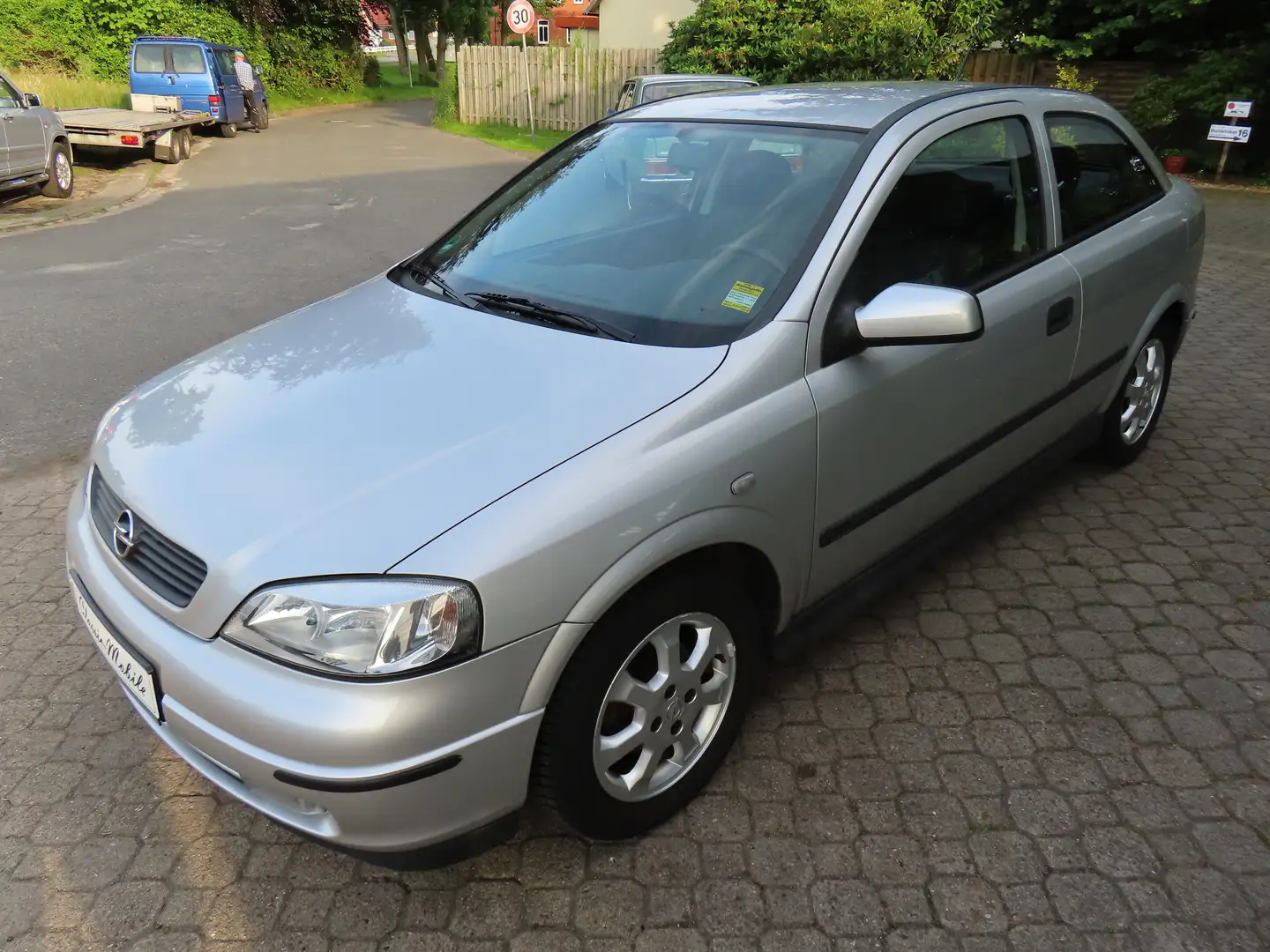 Opel Astra G 1.6 Selection *nur 96 TKM*1.Hand*HU neu*Klima* Argent - 2