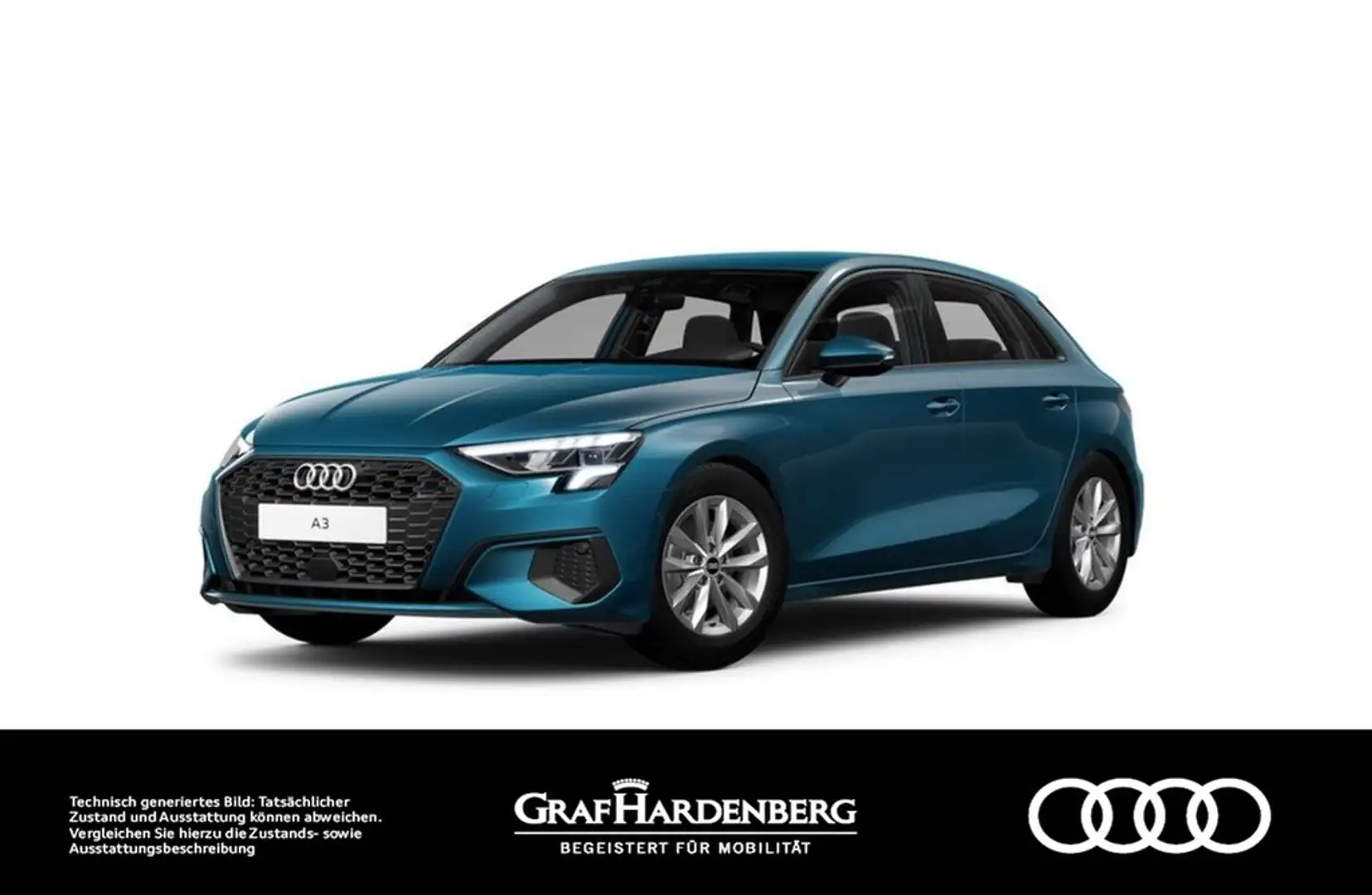 Audi A3 Sportback 35 TFSI . Virt.Cockpit LED Navi Bleu - 1