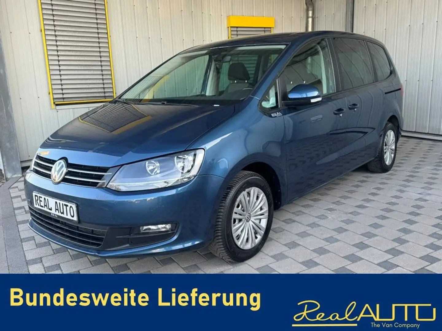 Volkswagen Sharan 2.0TDI NAVI*Climatronic*Tempomat*PDC*SHZ Синий - 1