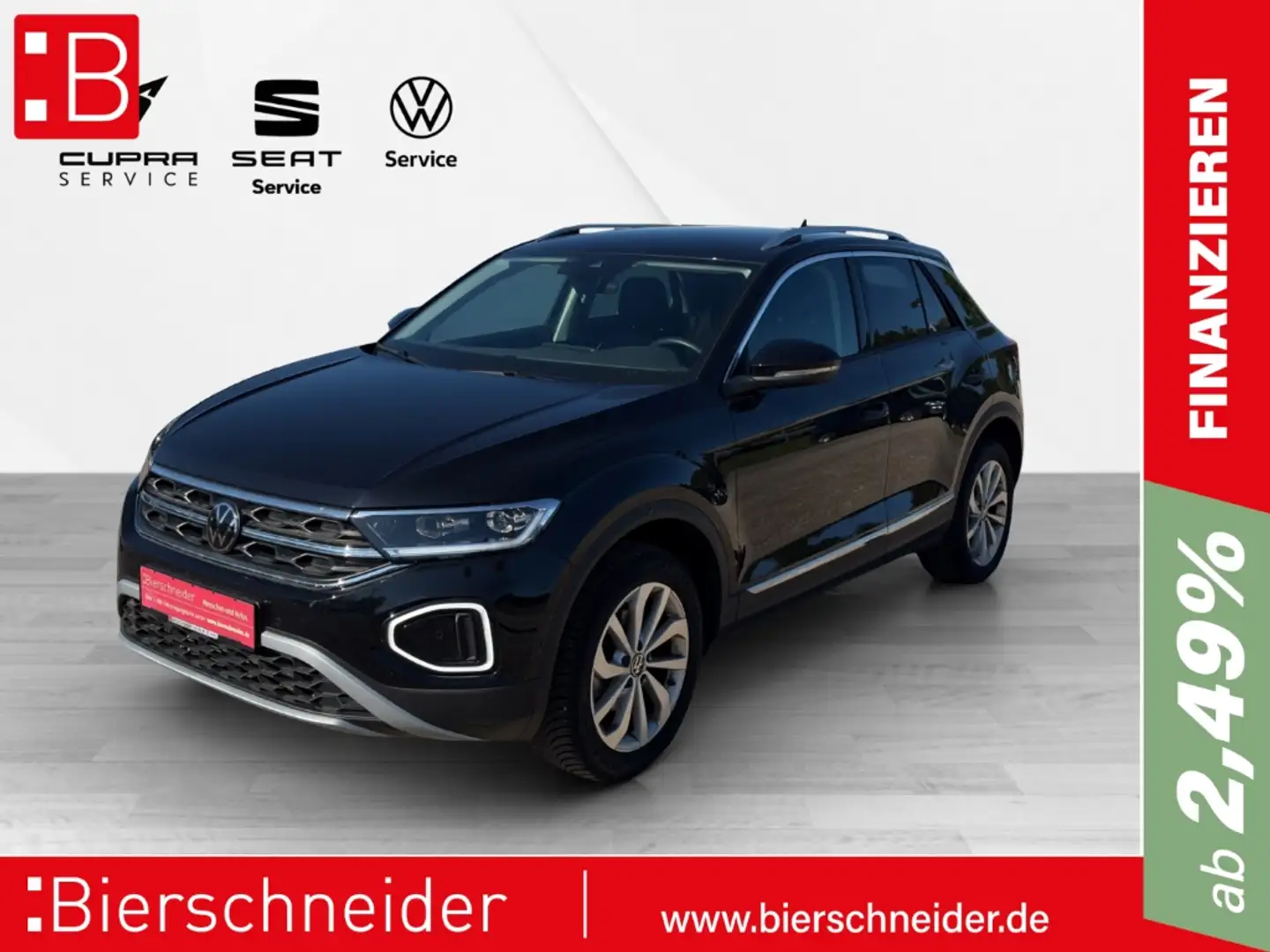 Volkswagen T-Roc 1.5 TSI DSG Style DIGITAL COCKPIT PRO LED NAVI 17 Schwarz - 1