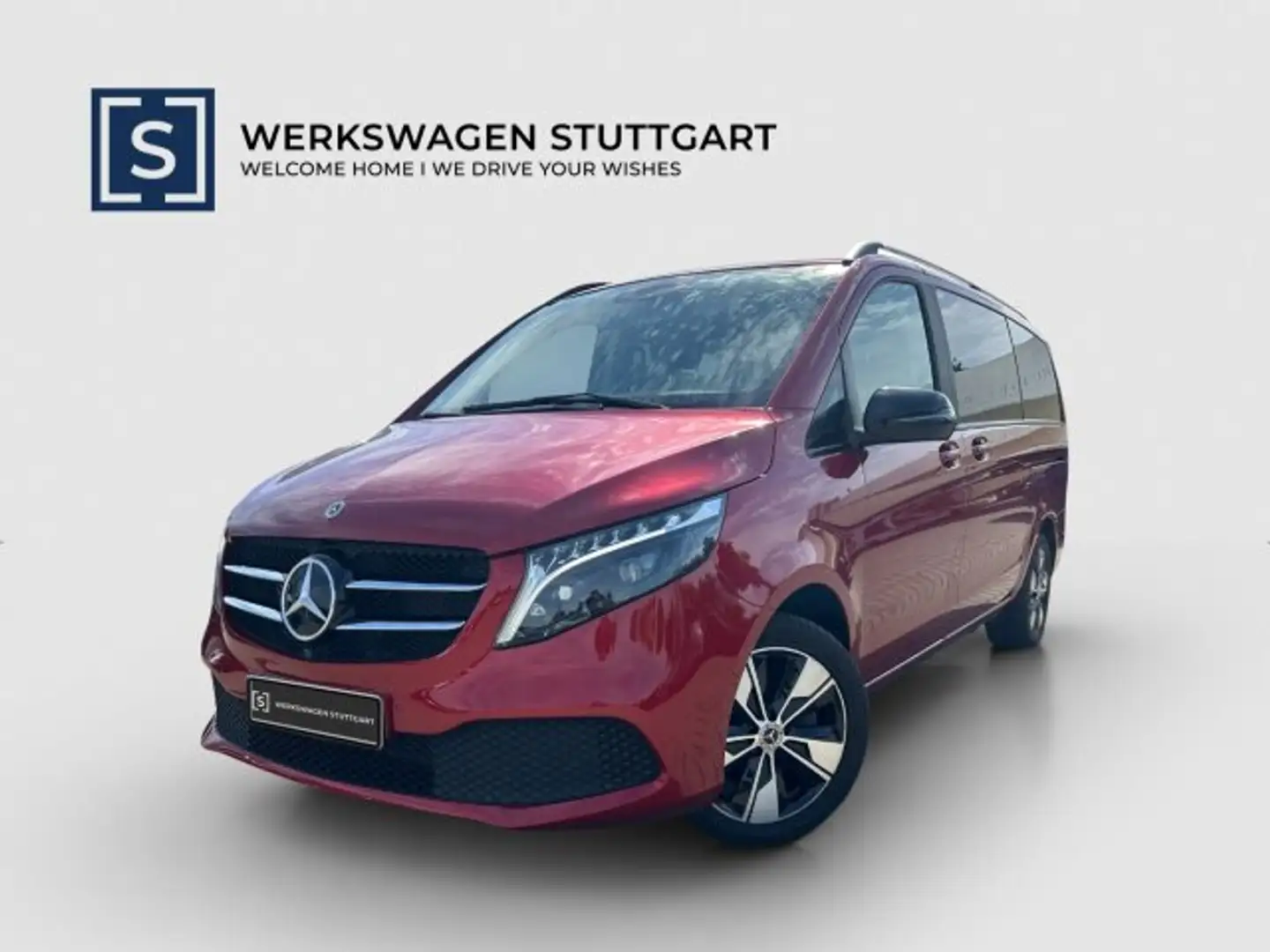 Mercedes-Benz V 300 V 300 d AVANTGARDE L EL SITZE 360° AHK EL. TÜREN Rouge - 1
